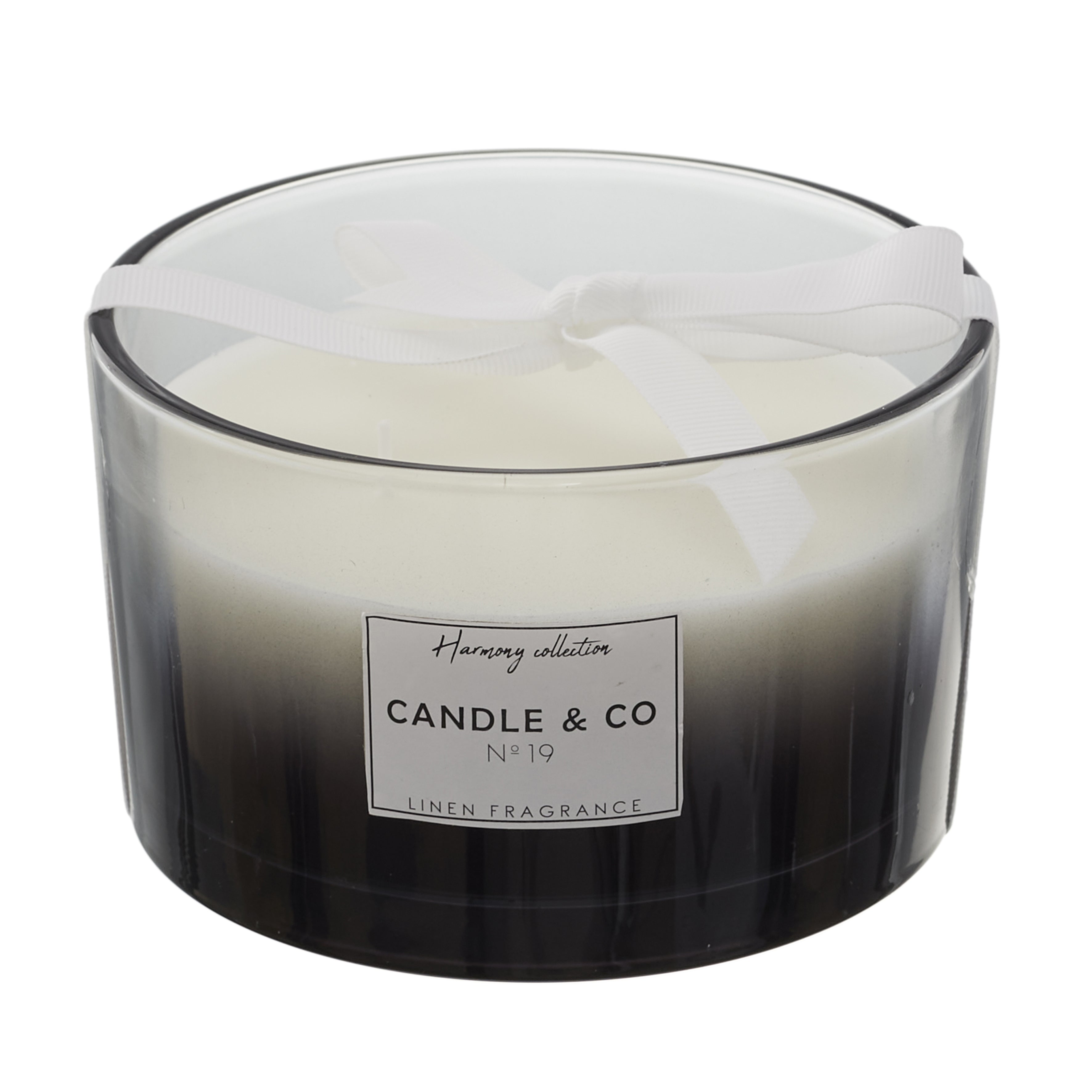 BOUGIE PARFUMEE 3 MECHES NOIR HARMONY D13CM