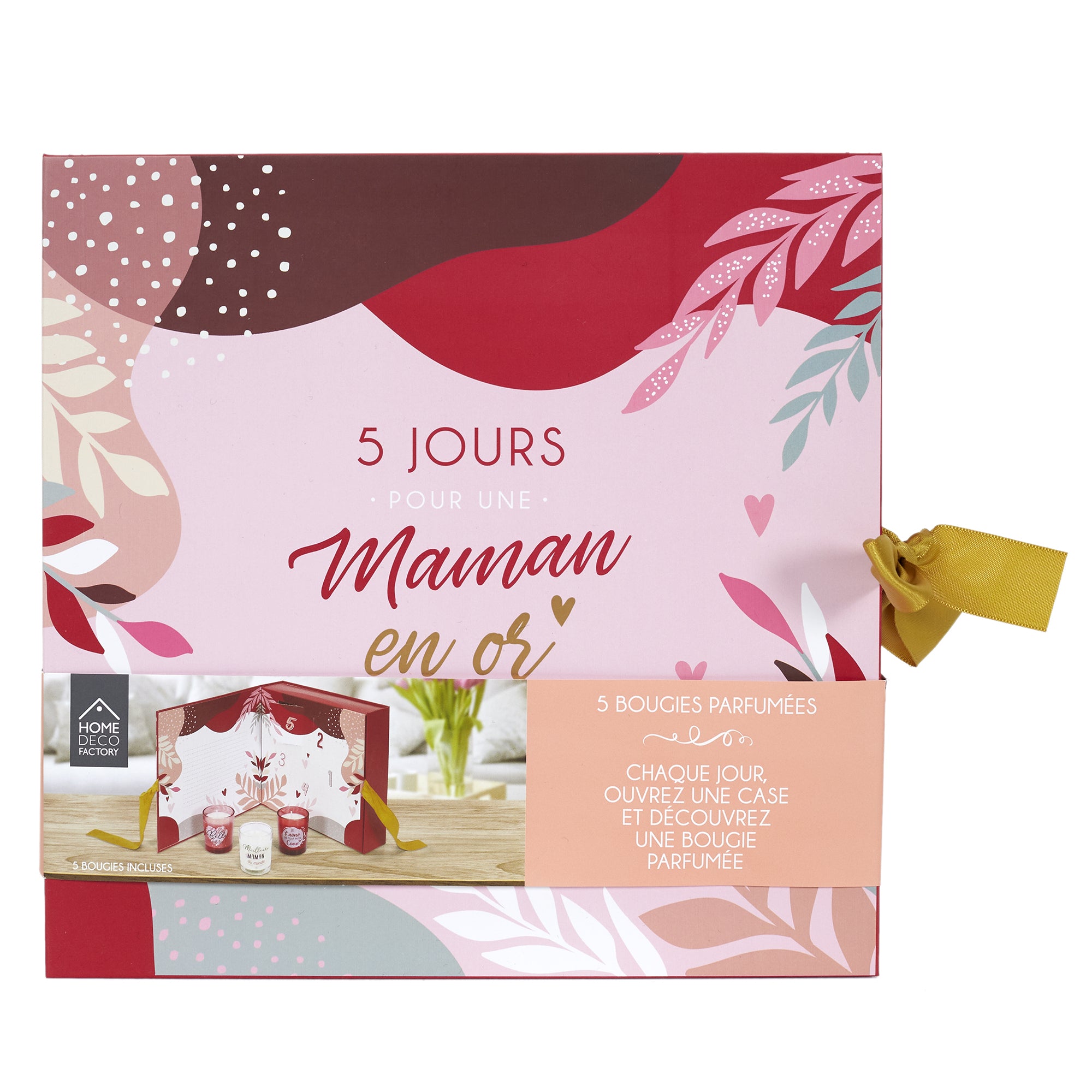 BOUGIE PARFUMEE X5 CALENDRIER MAMAN
