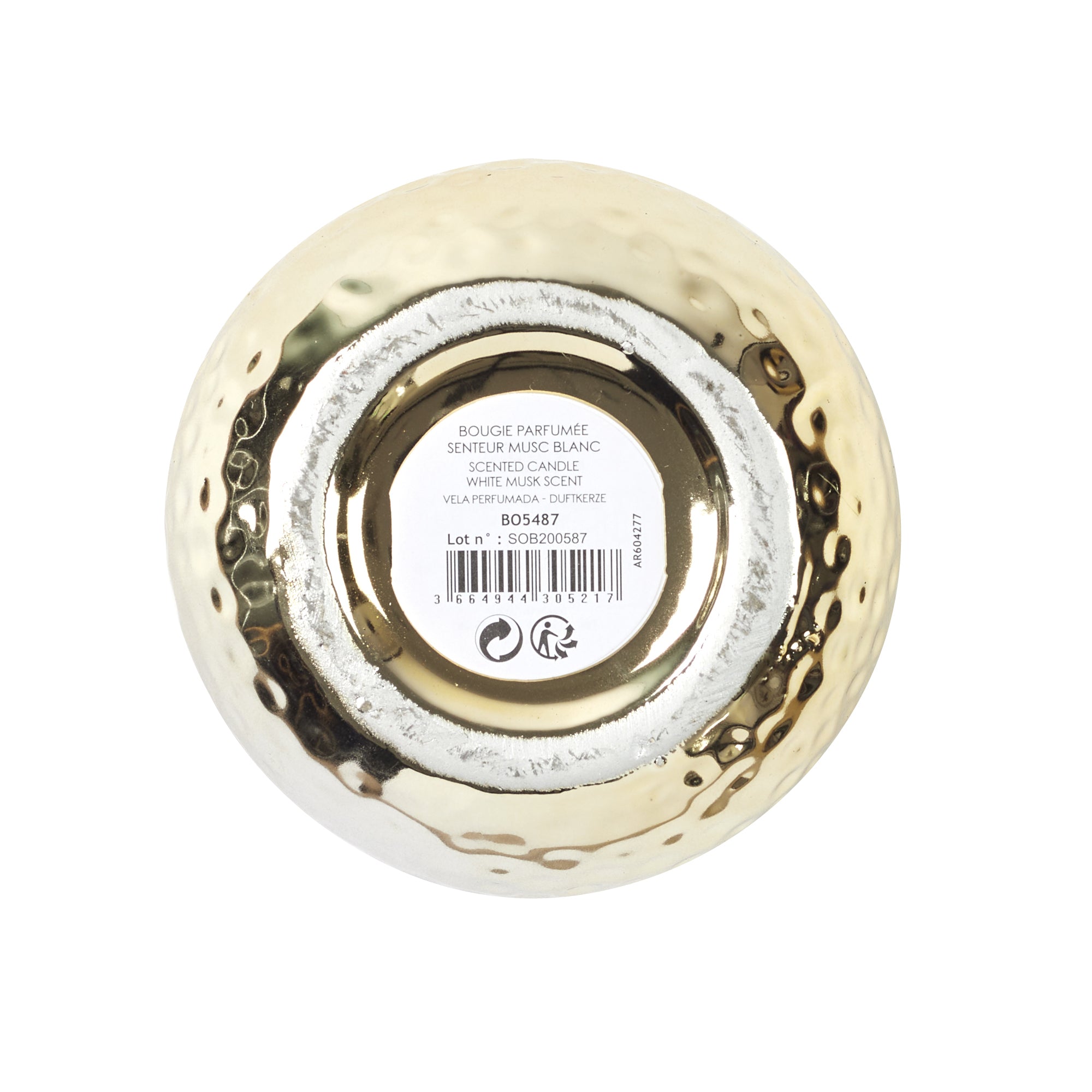 BOUGIE PARFUMEE MARTELEE DOREE H9CM