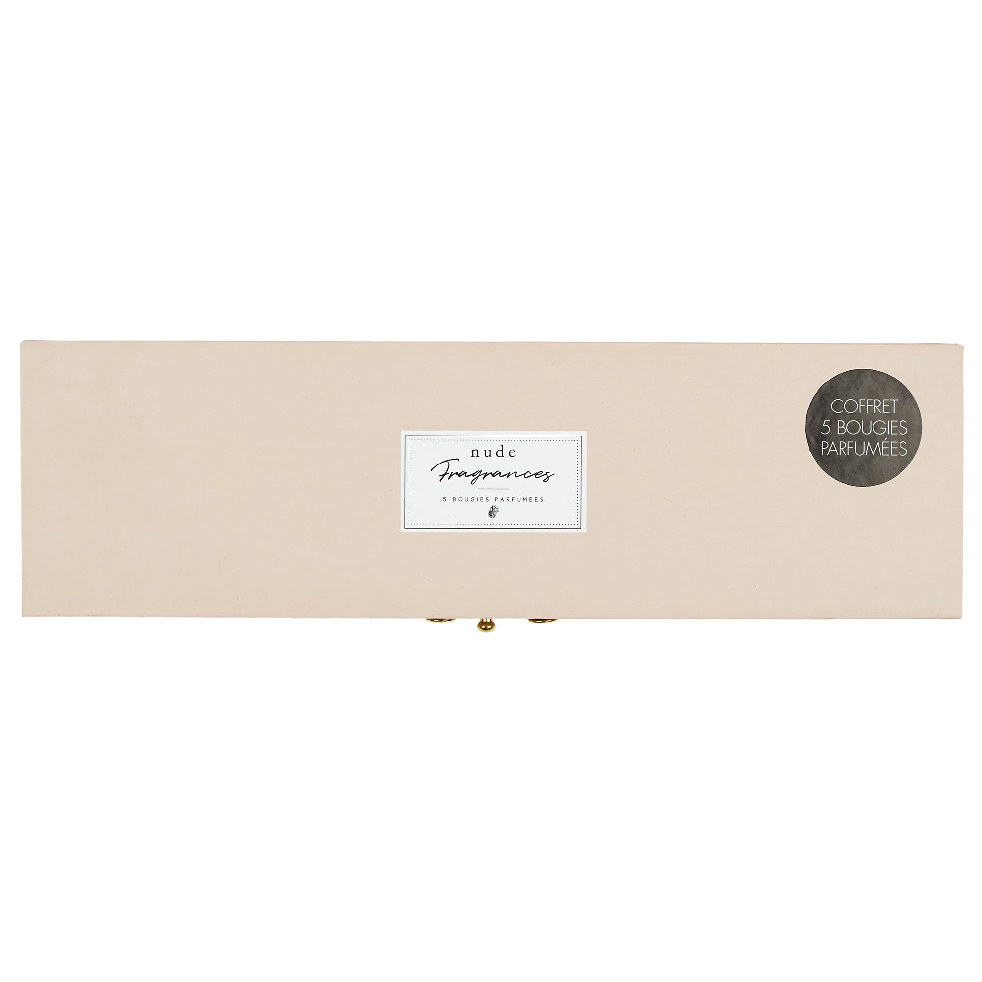 BOUGIE PARFUMEE X5 COFFRET NUDE