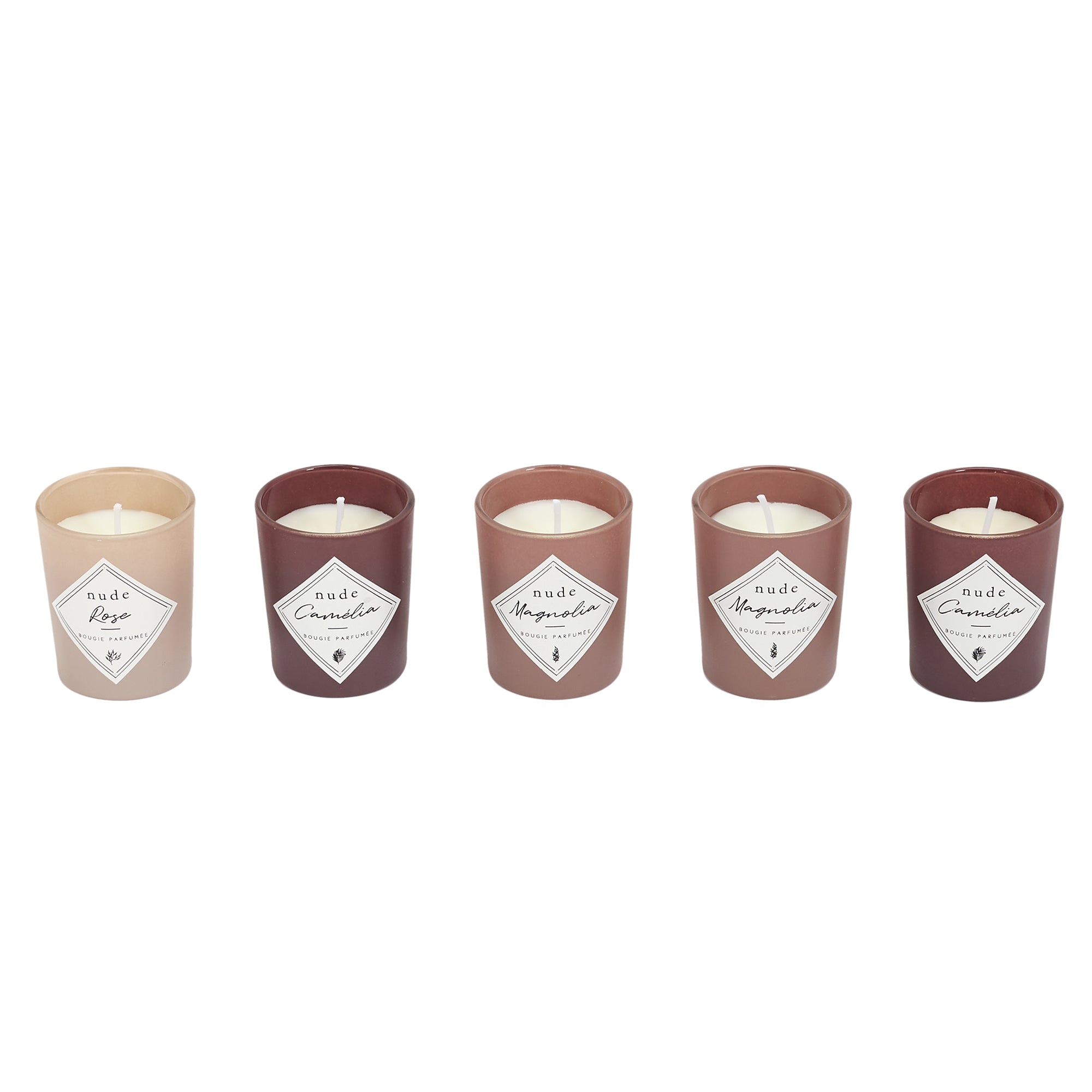 BOUGIE PARFUMEE X5 COFFRET NUDE