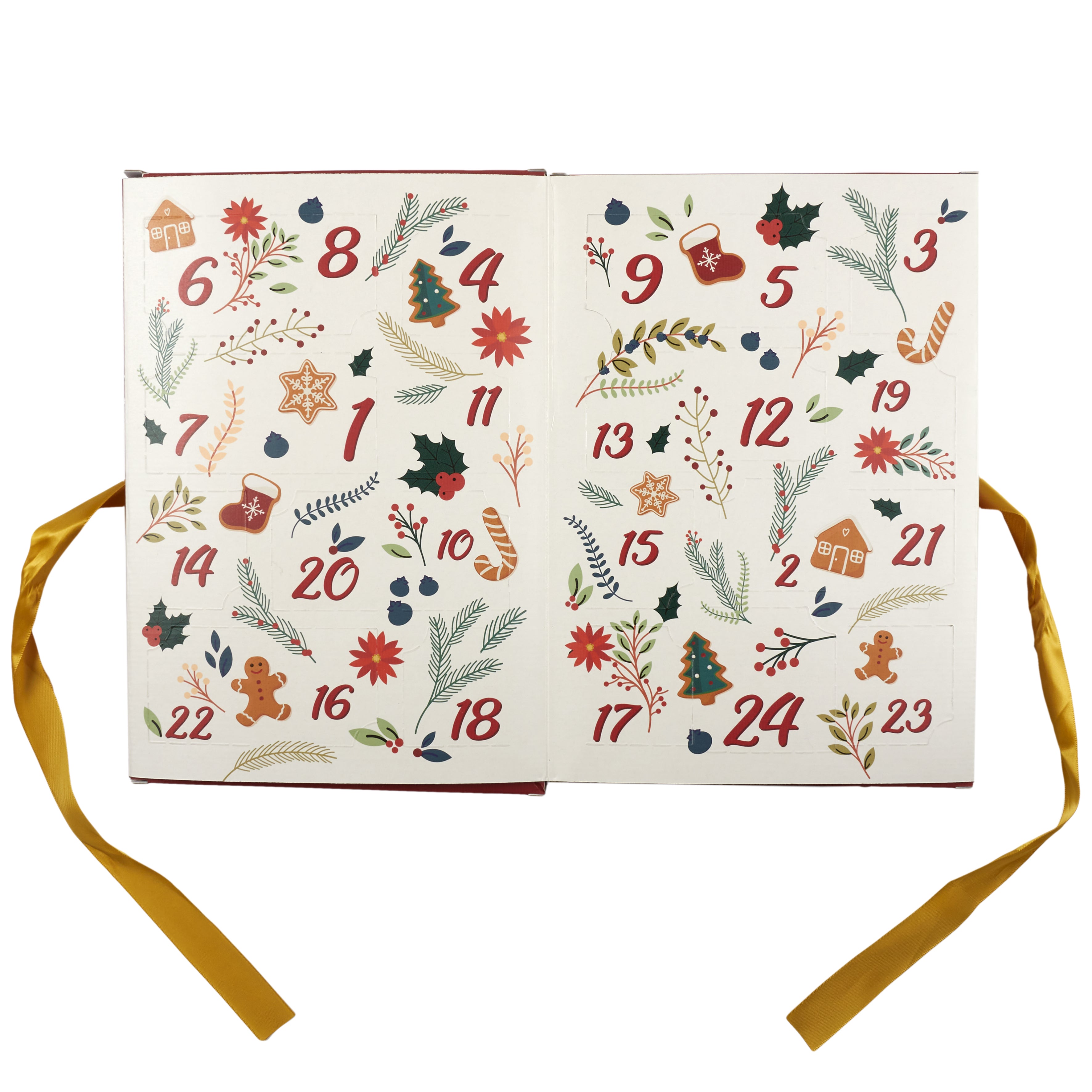 BOUGIE PARFURMEE X24 CALENDRIER NOEL GOURMAND