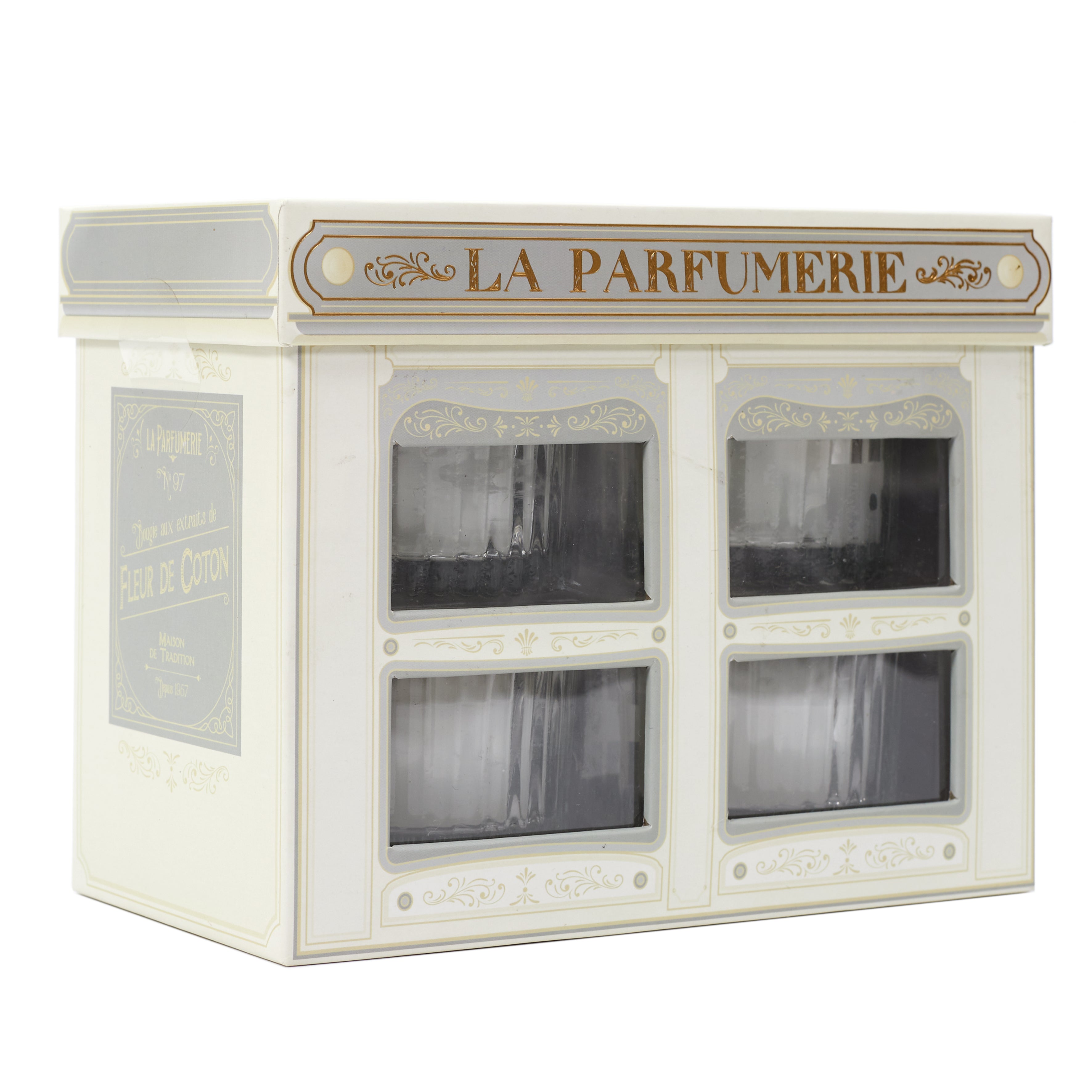 BOUGIE PARFUMEE X4 COFFRET PARFUMERIE
