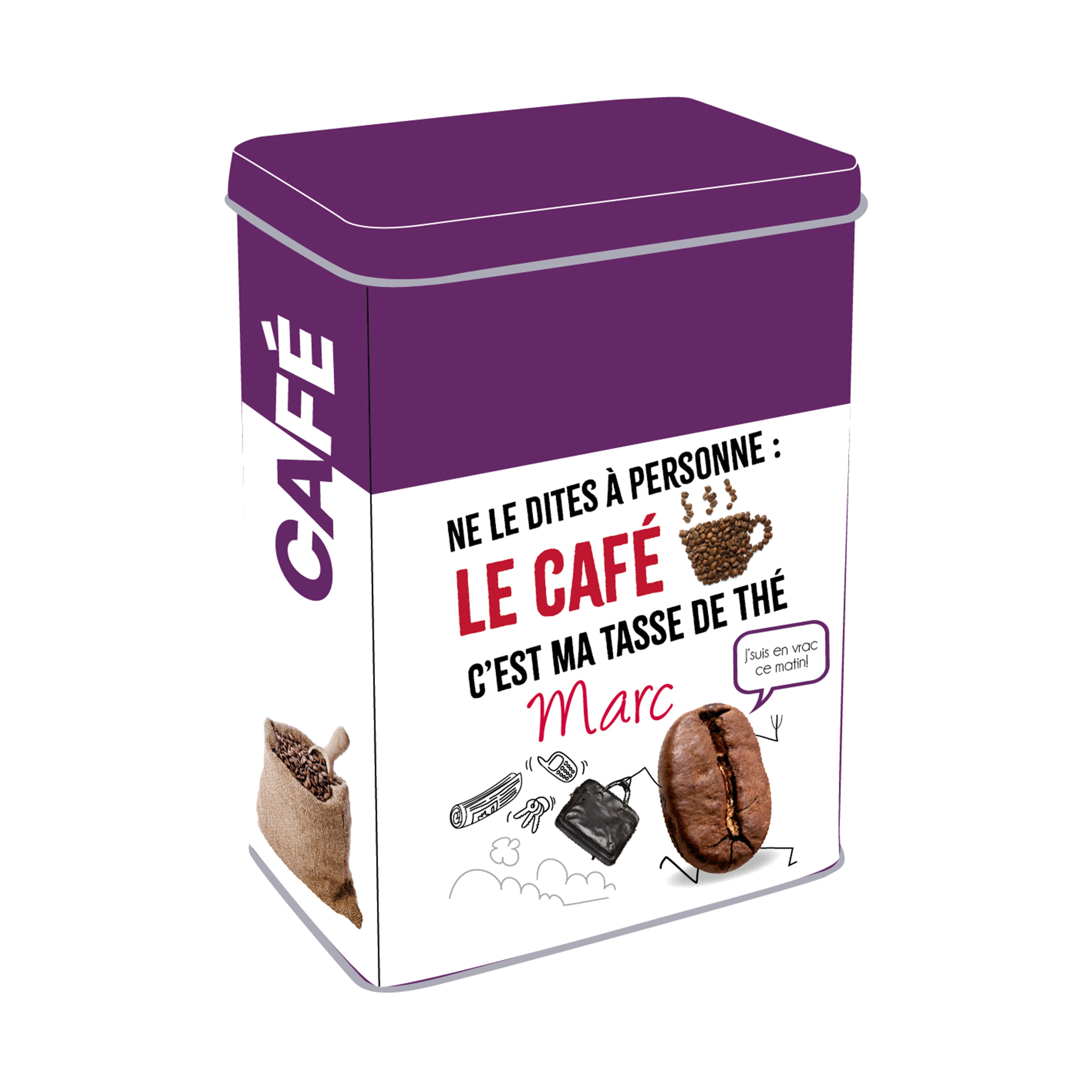 BOITE METAL CAFE LUDIQUE