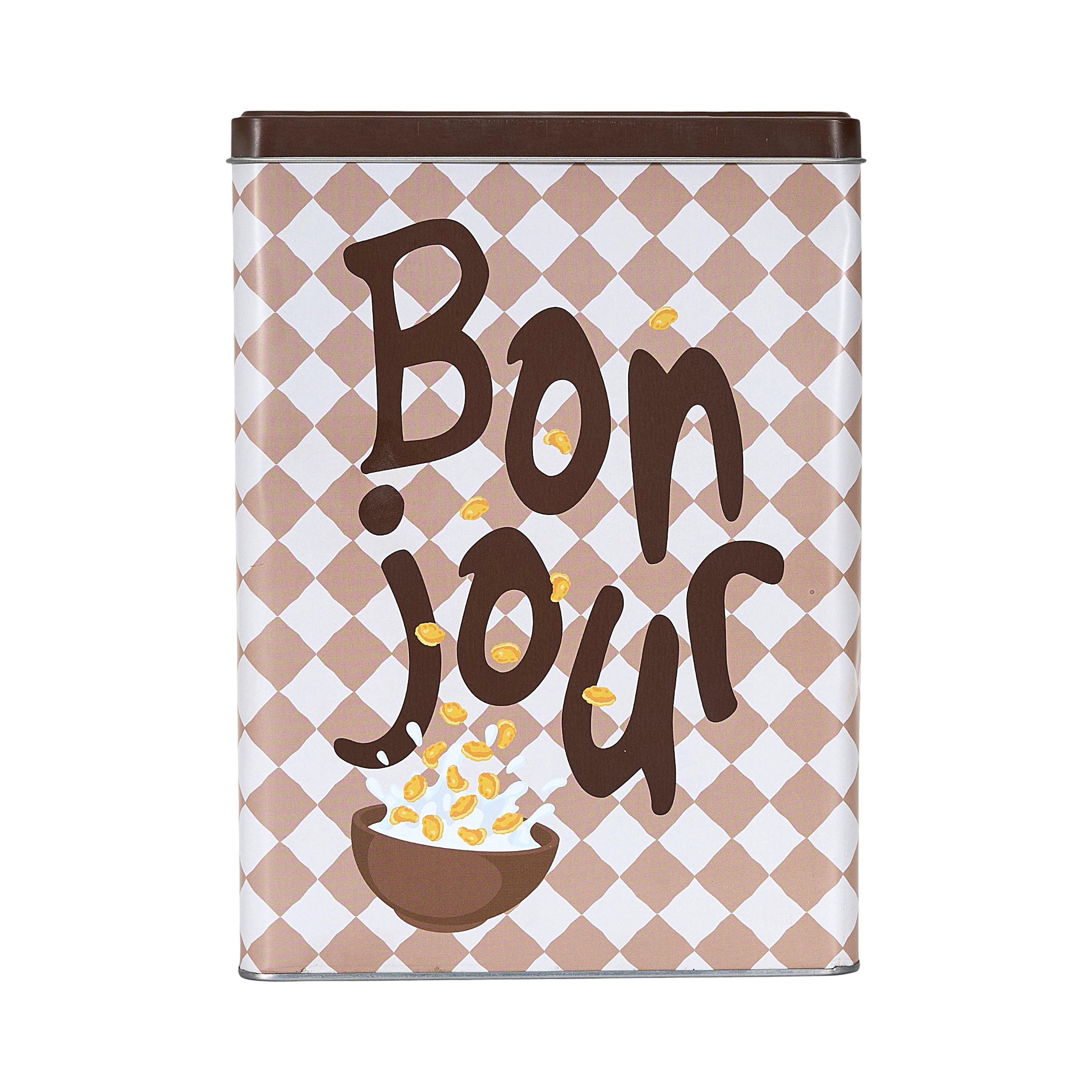 BOITE METAL CEREALES MORNING BISTROT