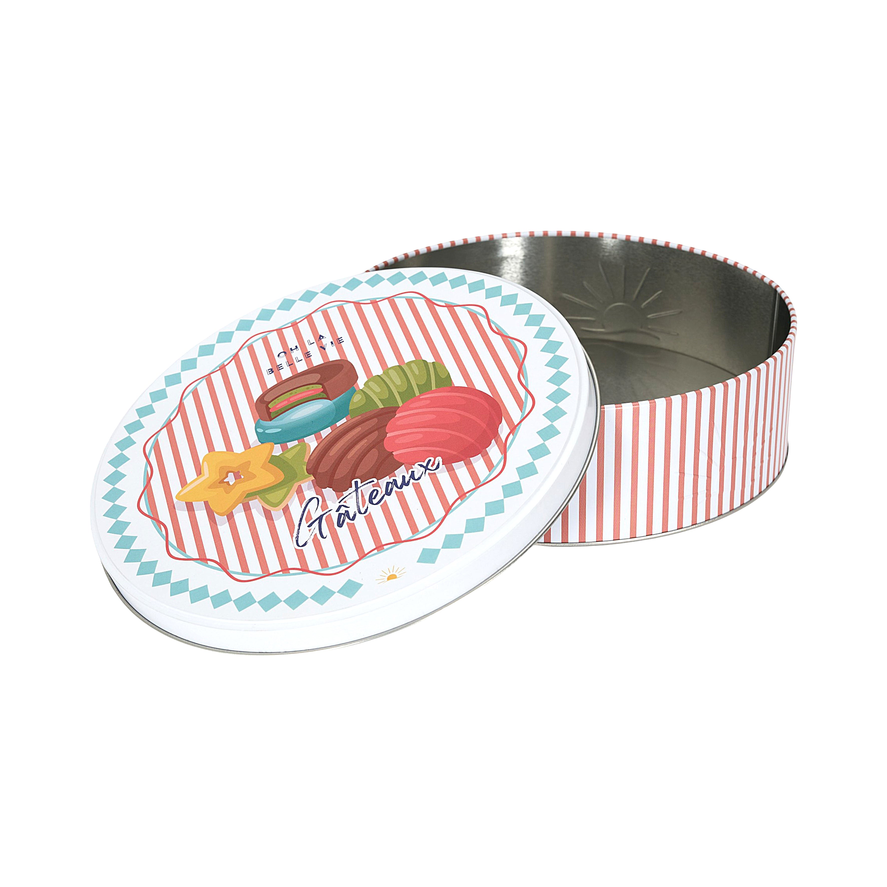 BOITE METAL BISCUIT PLEIN SOLEIL