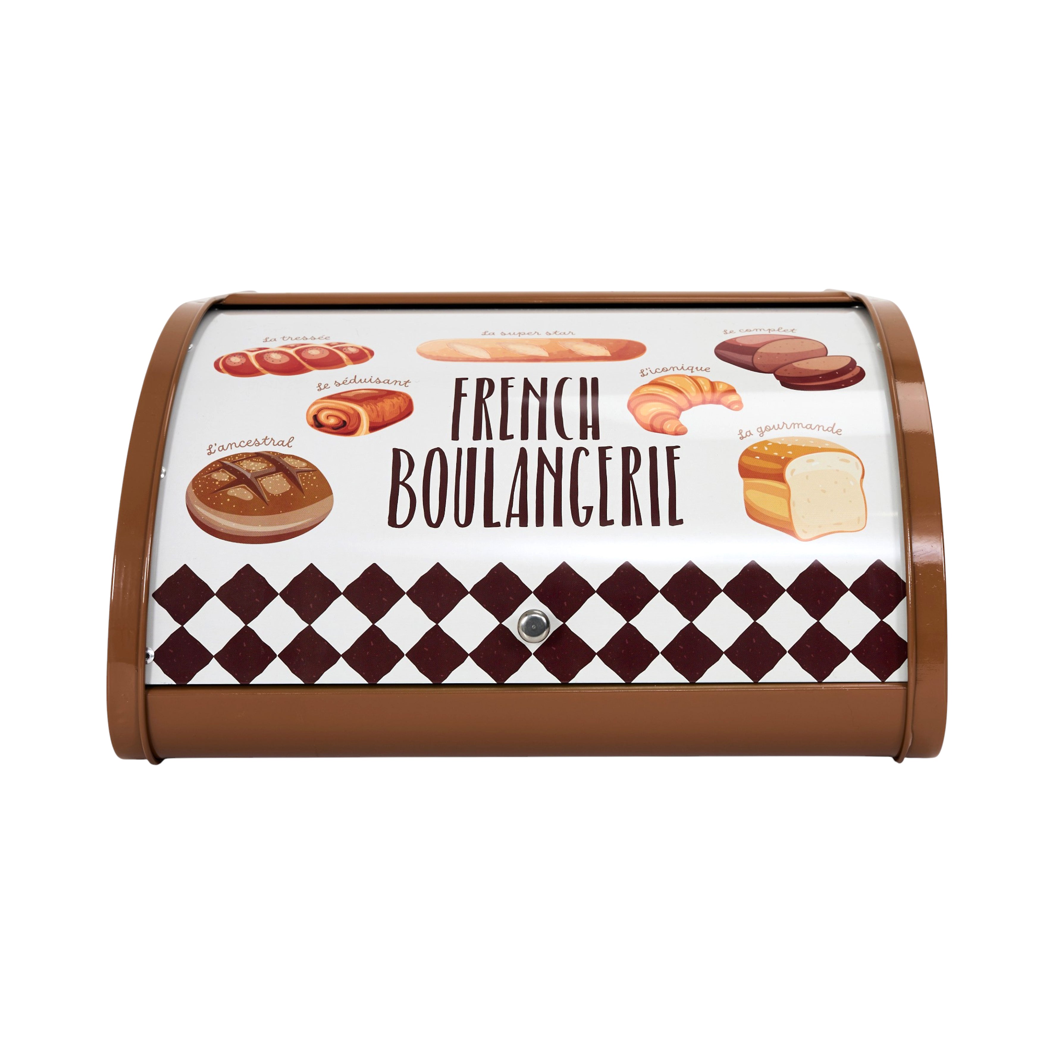 BOITE A PAIN INOX 30.5CM MORNING BISTROT