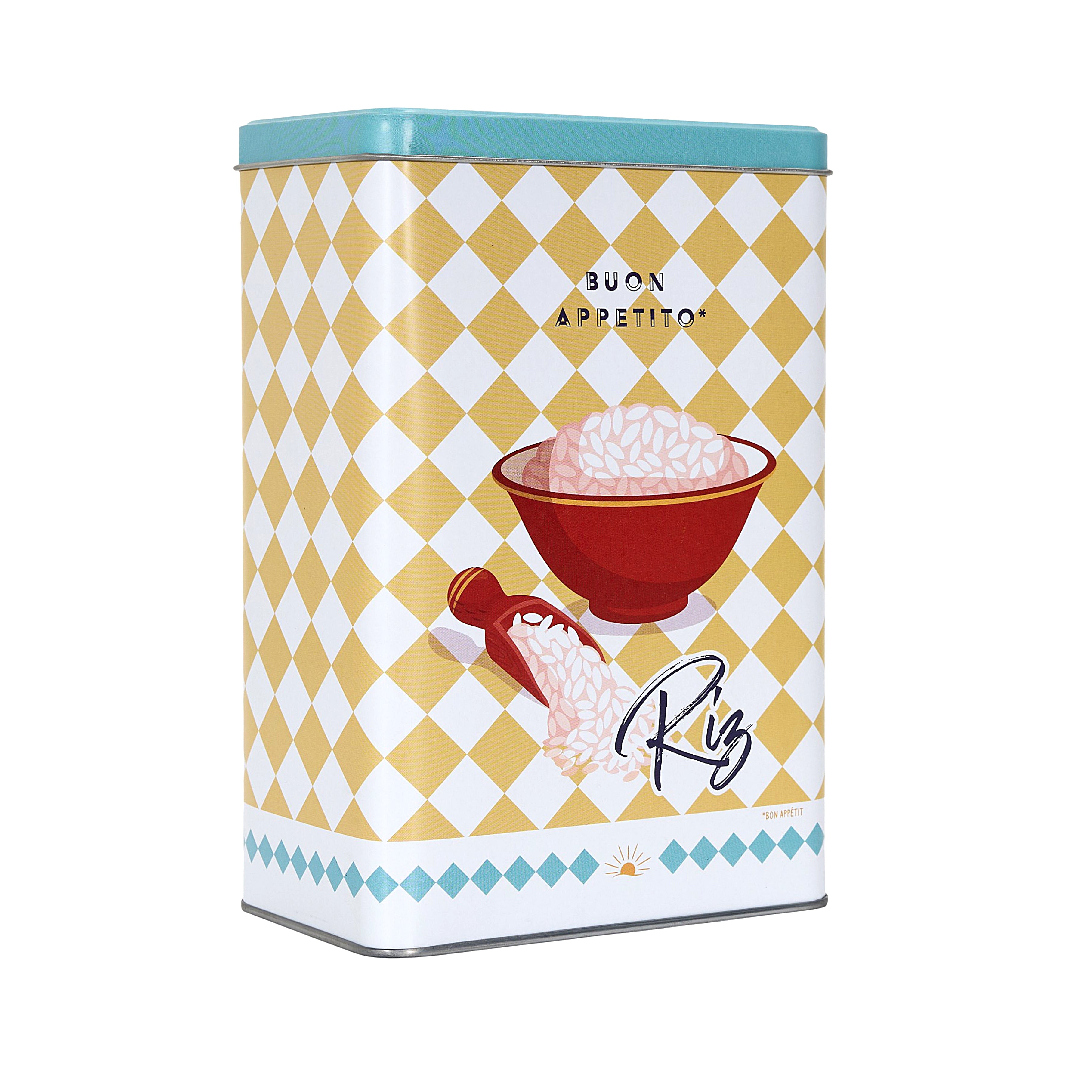 BOITE METAL RIZ PLEIN SOLEIL