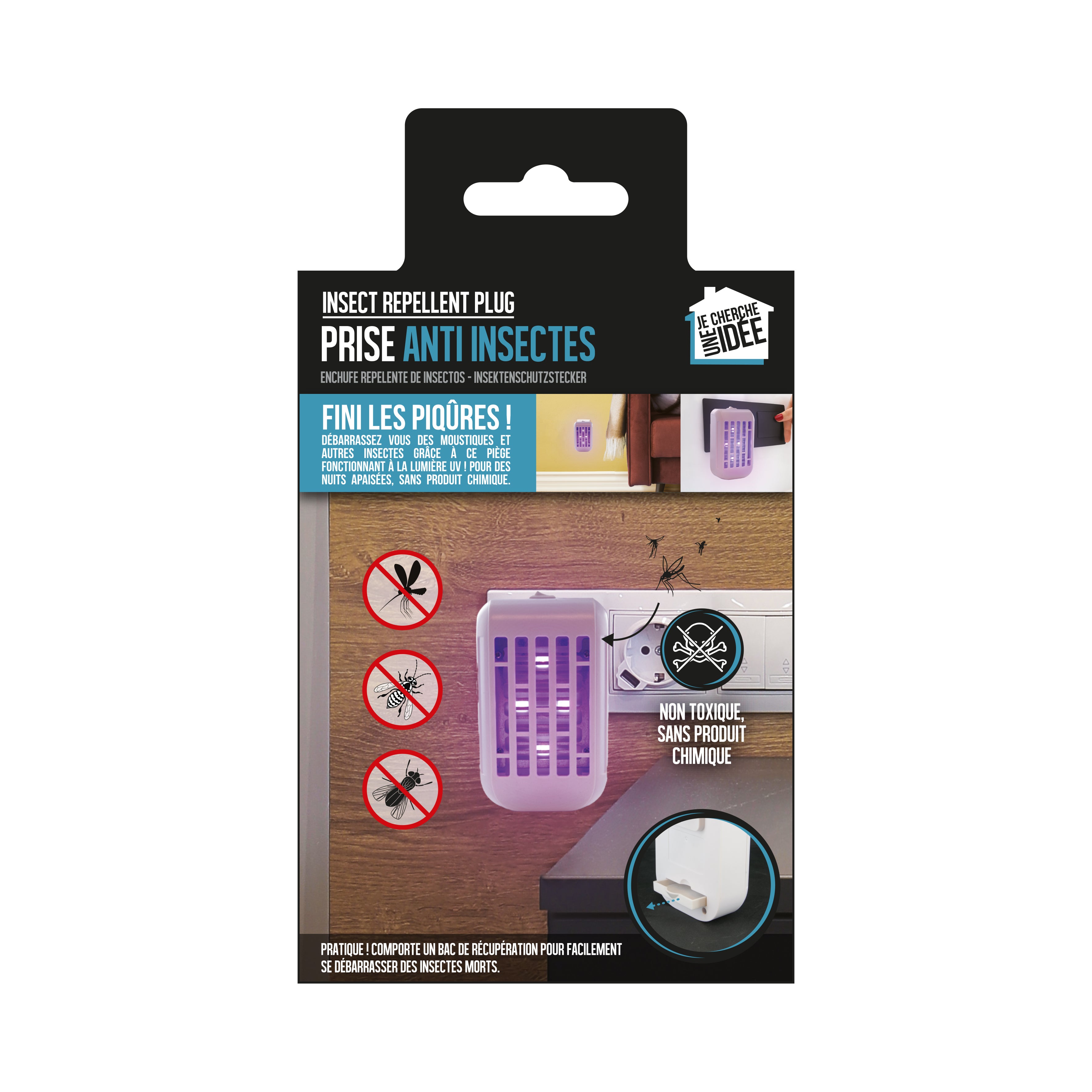 PRISE ANTI INSECTES LAMPE LED