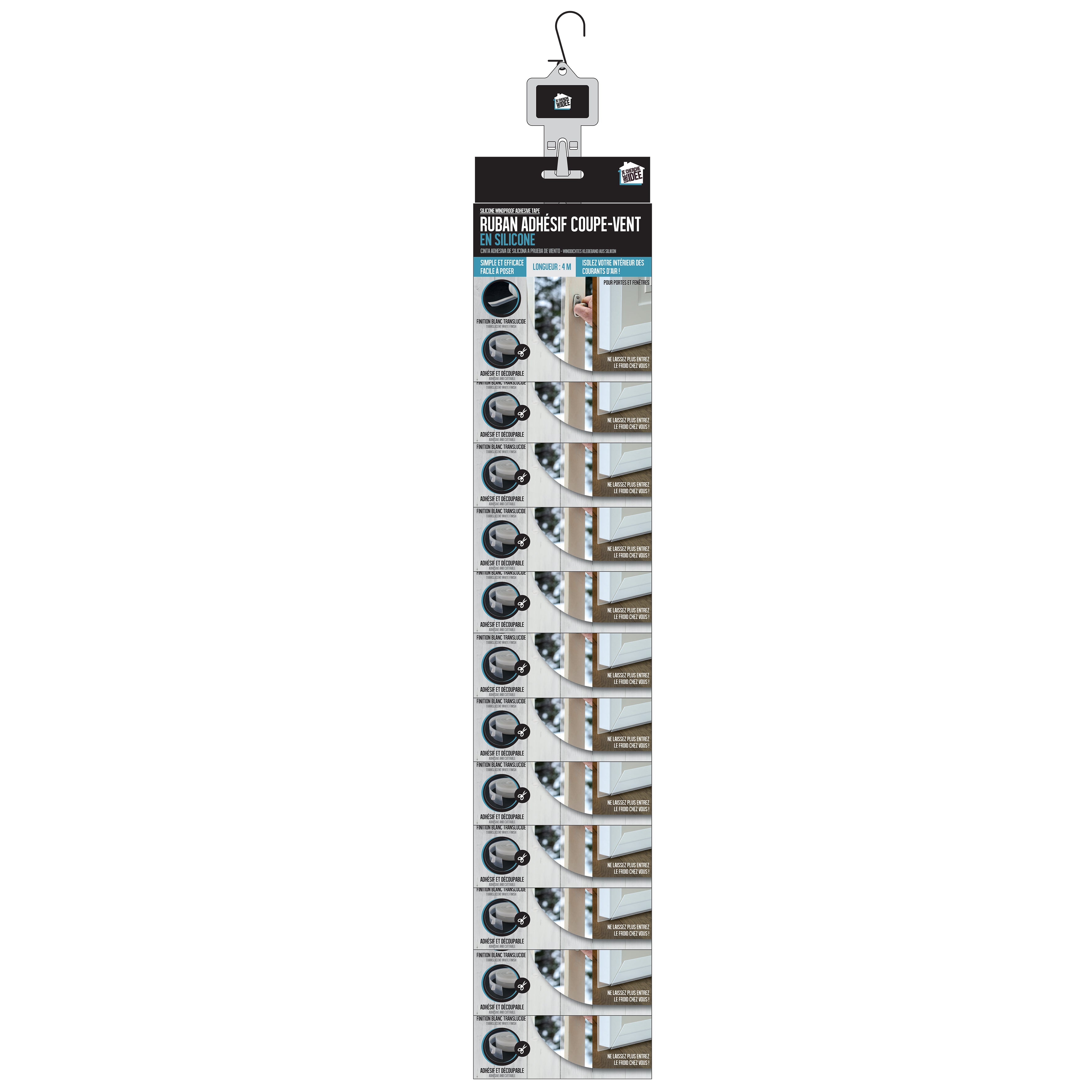 RUBAN ADHESIF COUPE VENT 4M