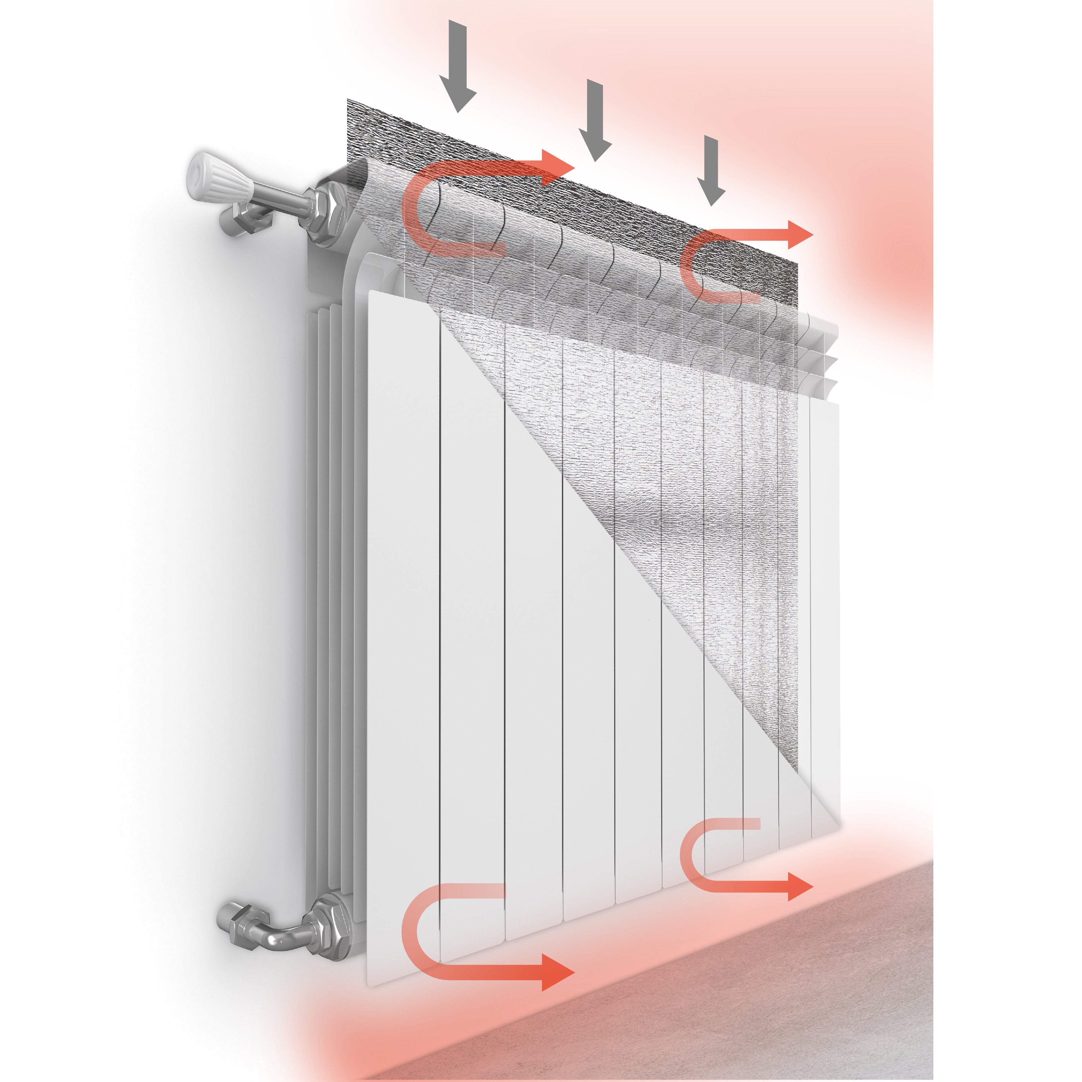 REFLECTEUR DE CHALEUR RADIATEUR 5M