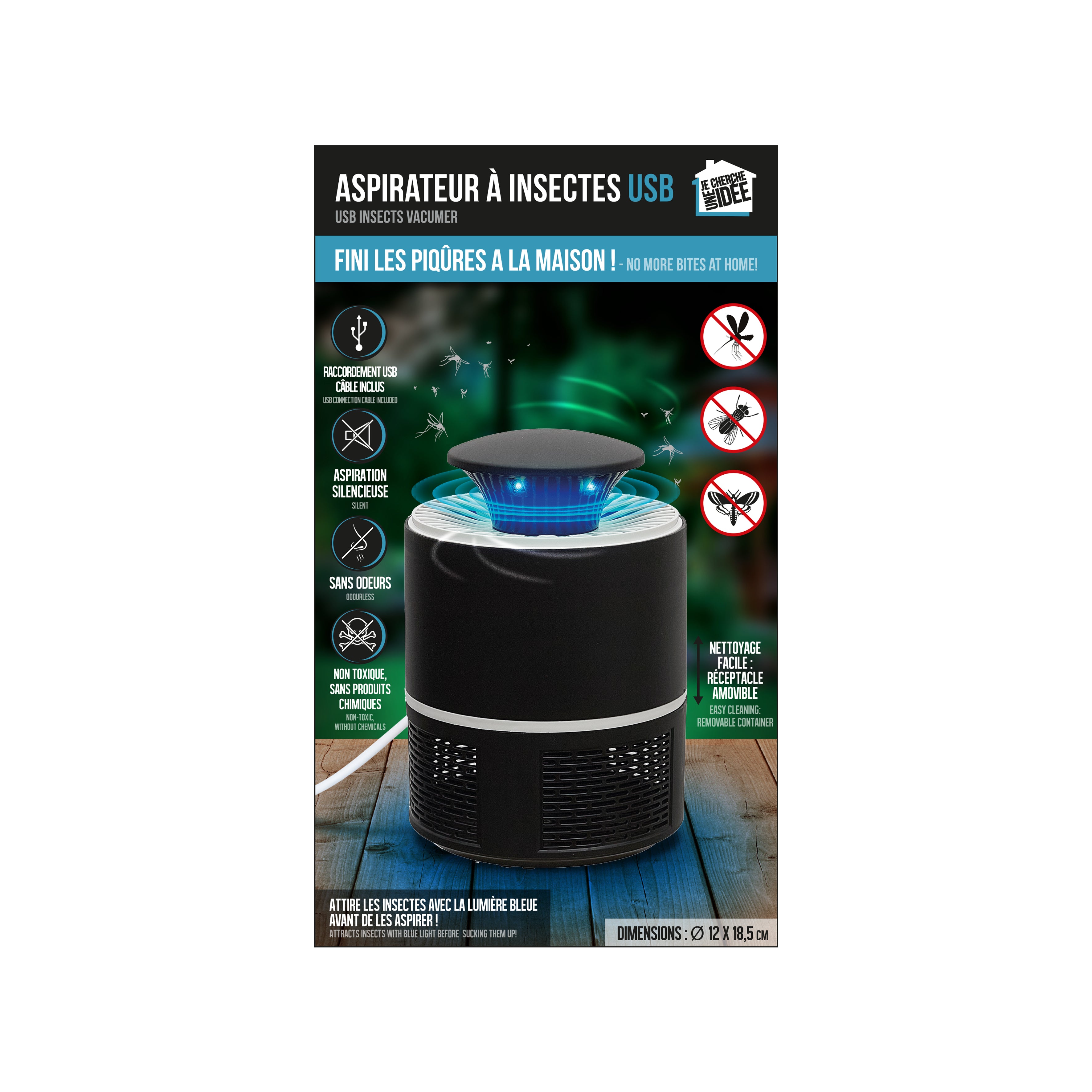 ASPIRATEUR A MOUSTIQUE UV