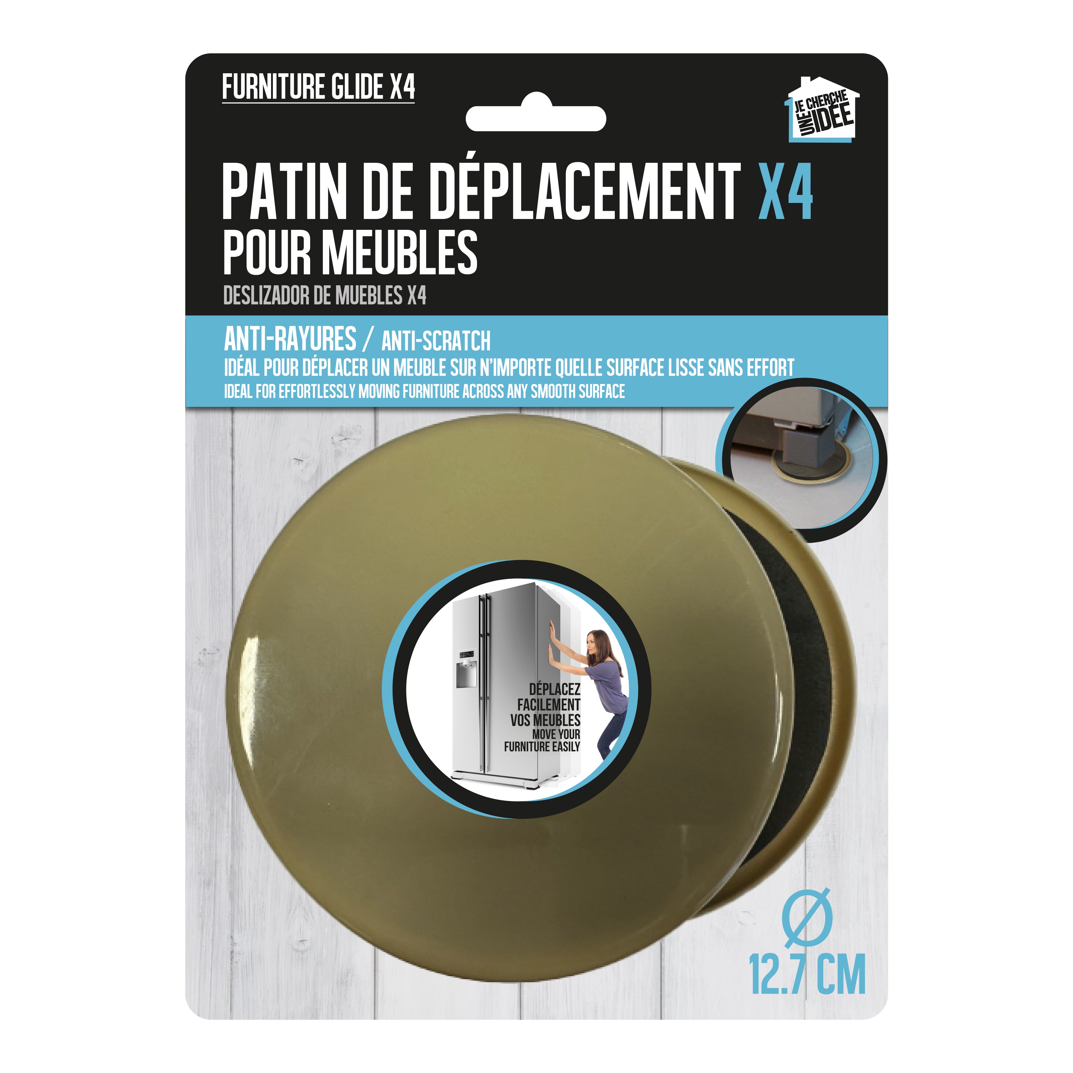 PATIN DE DEPLACEMENT MEUBLE X4