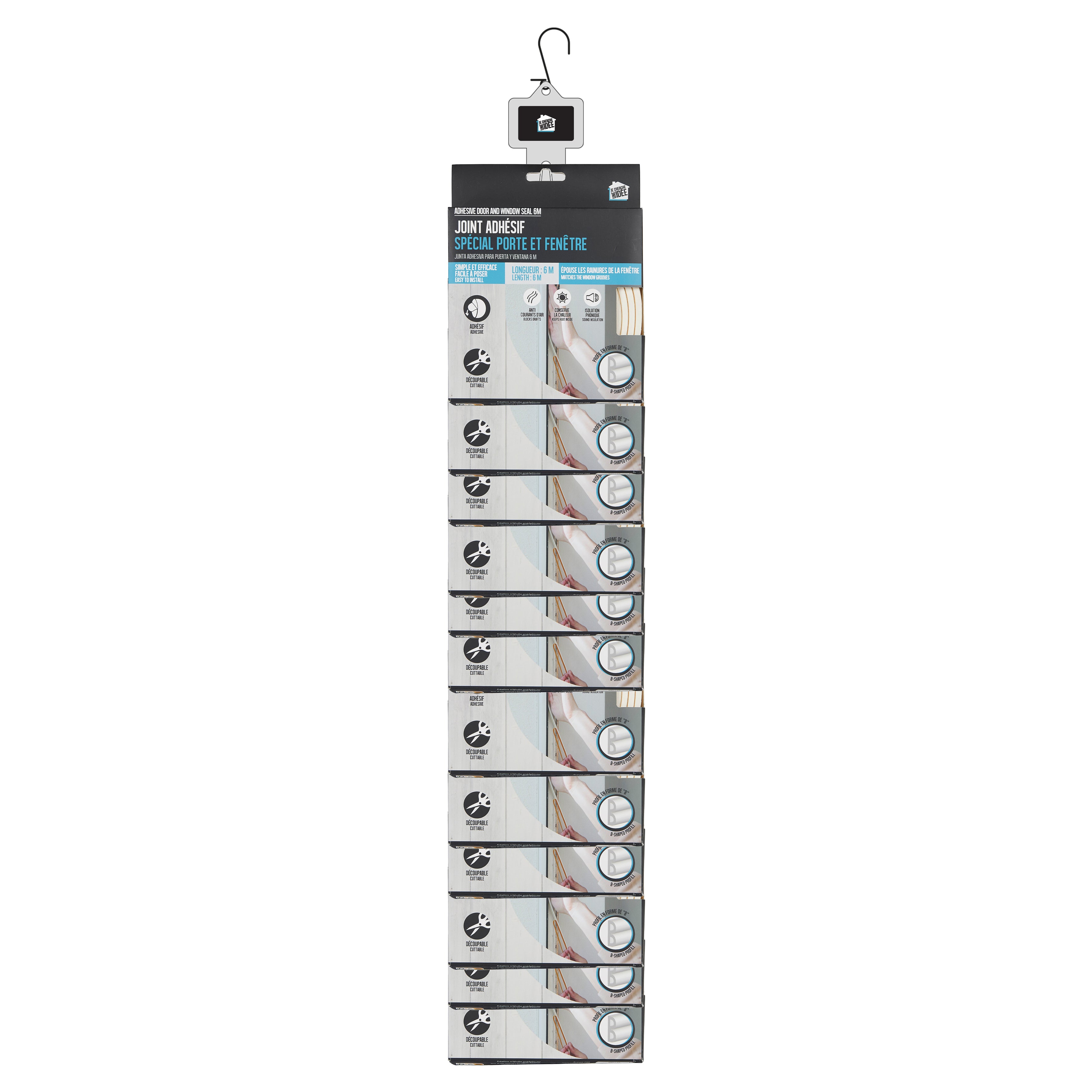 JOINT ADHESIF PORTE ET FENETRE 6M