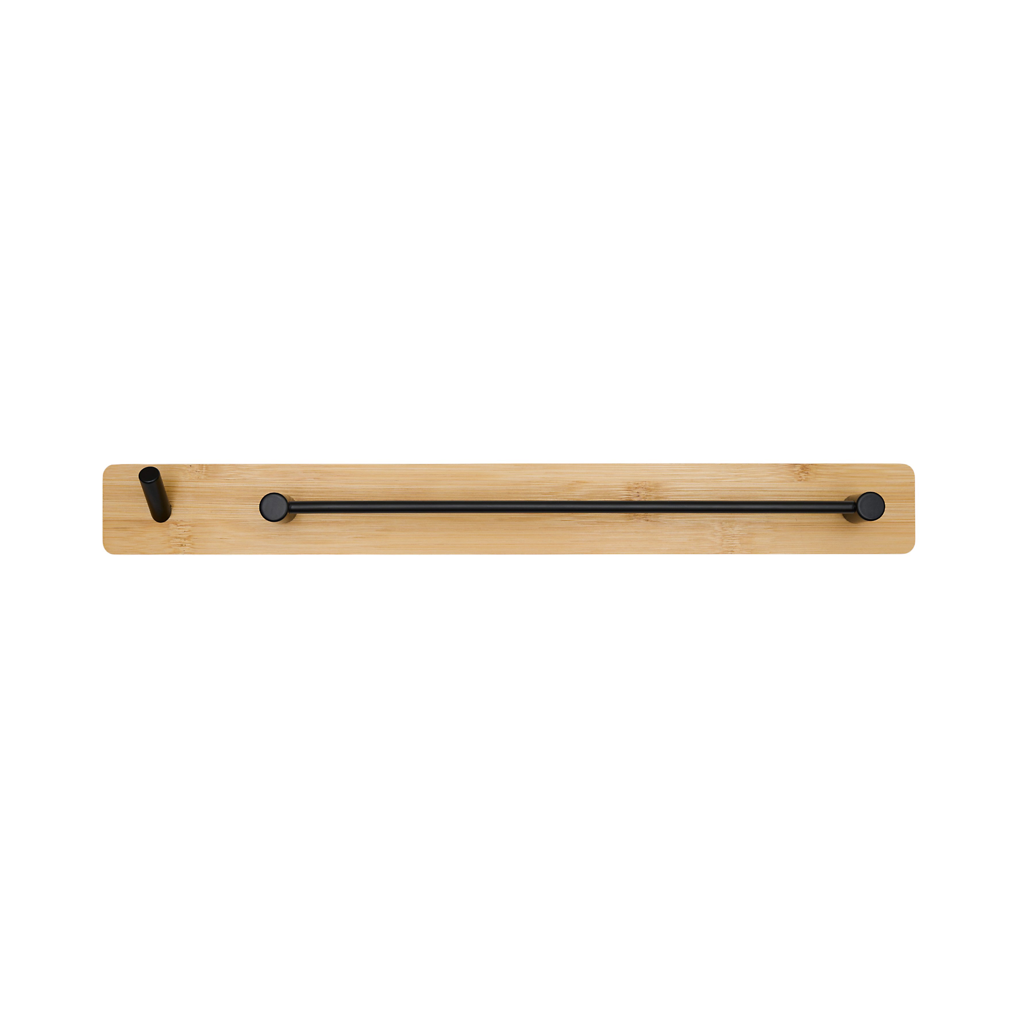 CROCHET ADHESIF 2 EN 1 BOIS ET METAL