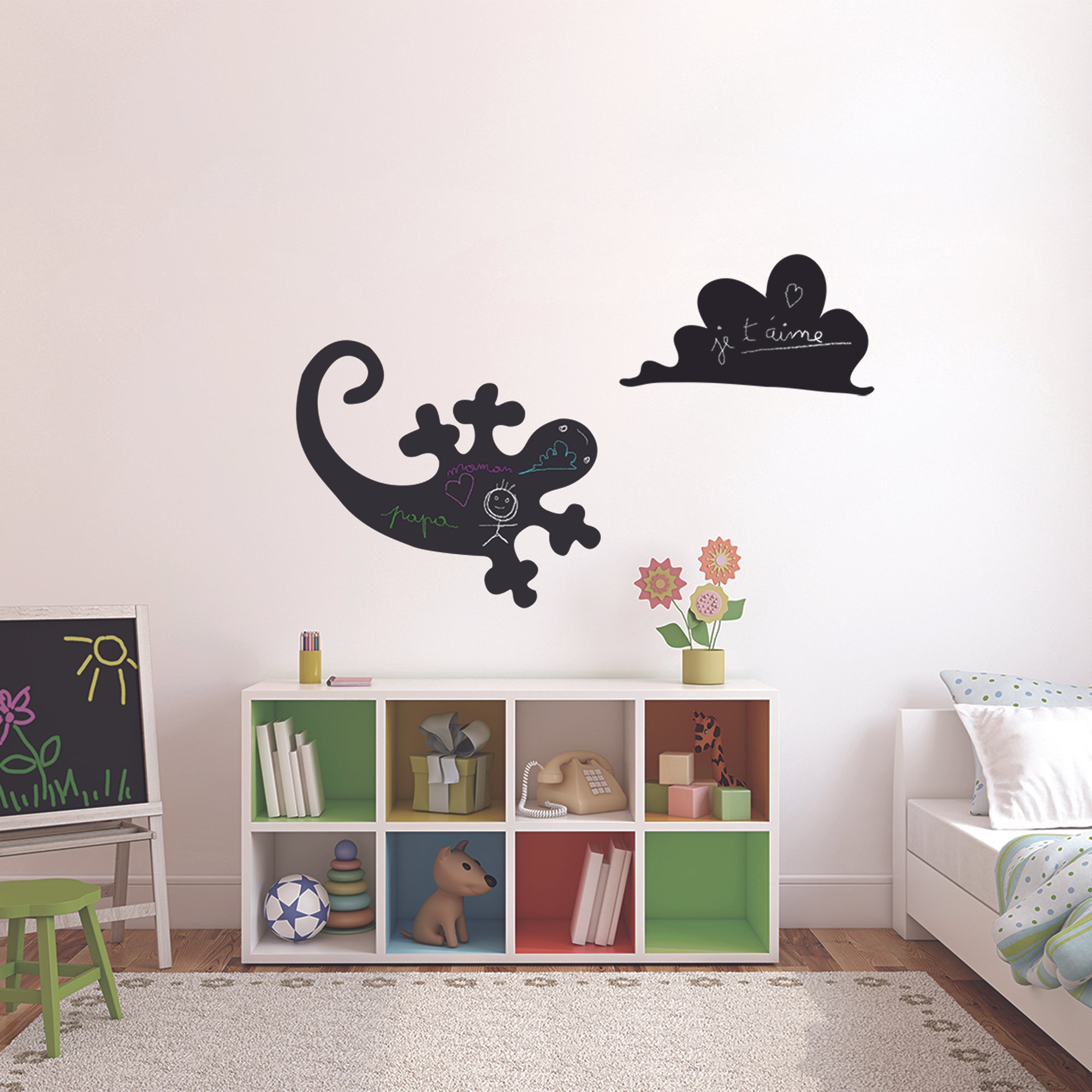 ROULEAU STICKER ARDOISE 45X100CM