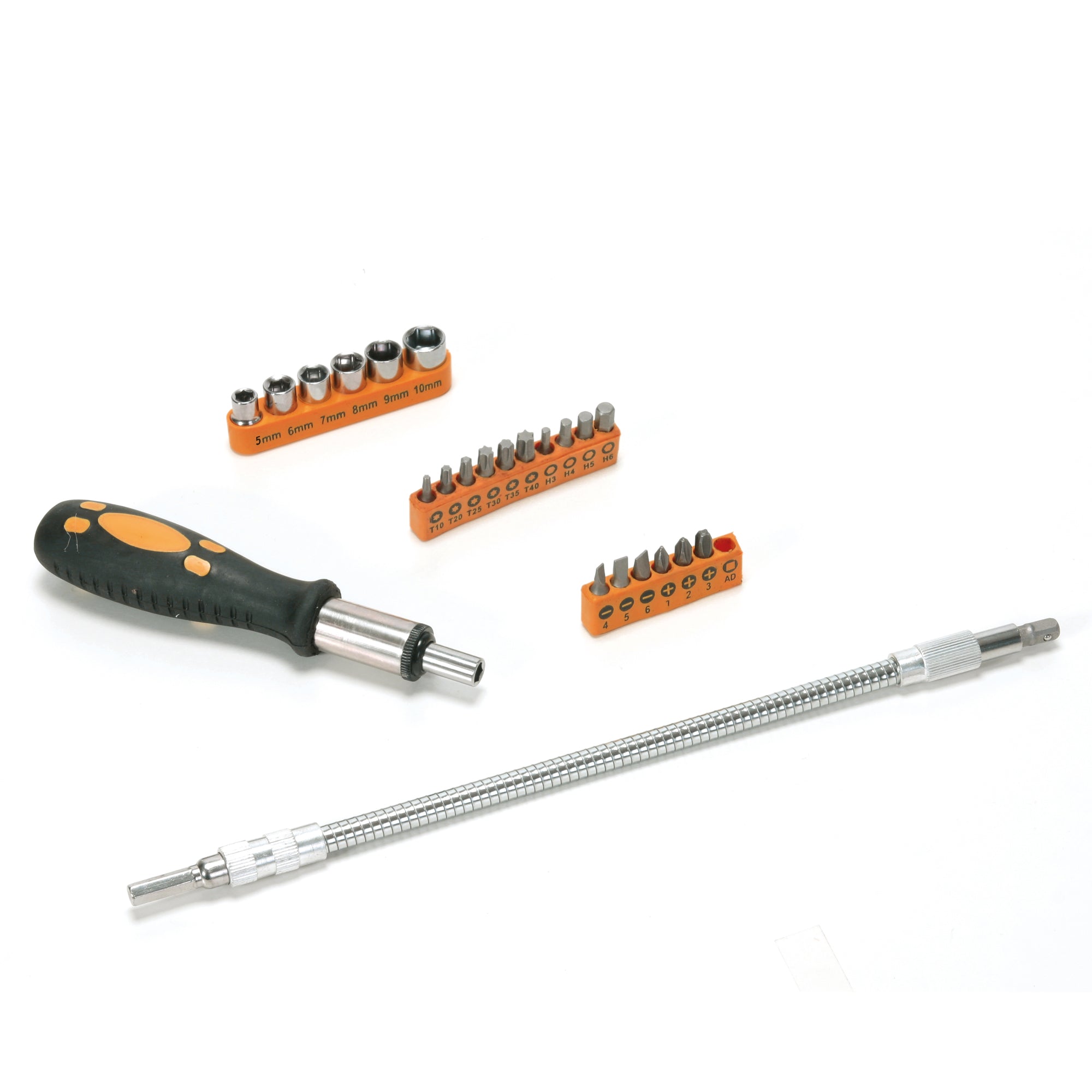 TOURNEVIS AVEC EXTENSION FLEXIBLE 25 PIECES