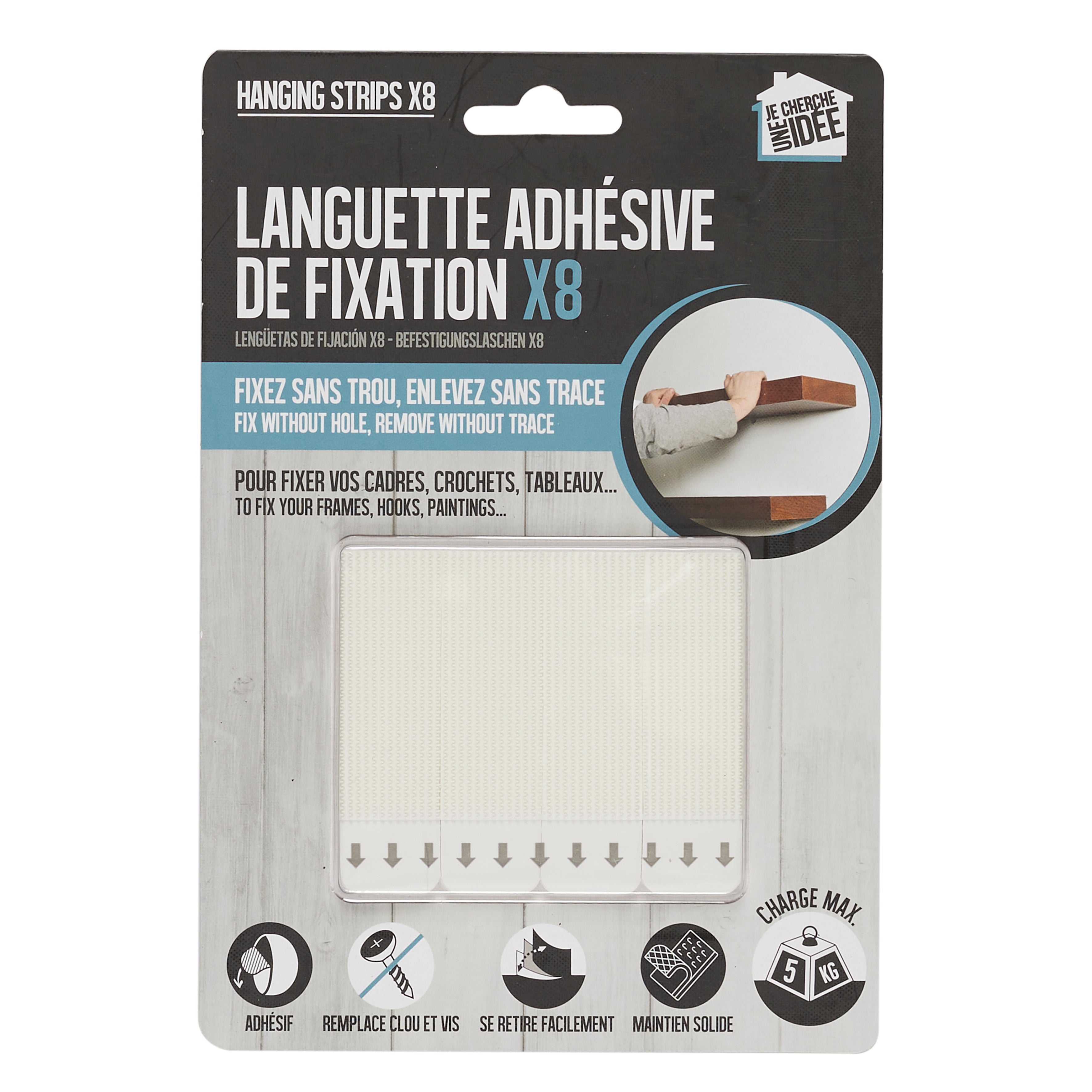 LANGUETTE DE FIXATION 5KGS X8
