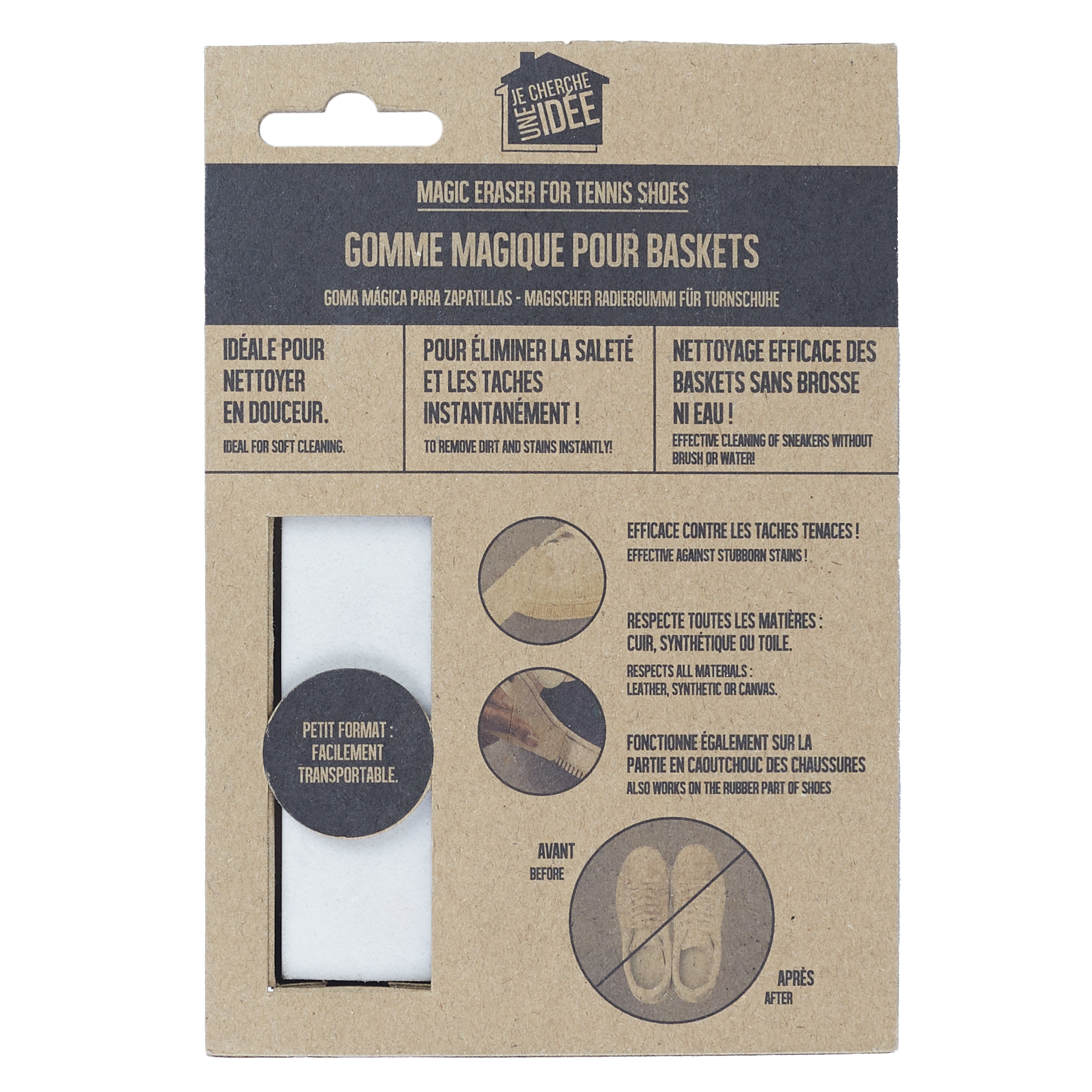 GOMME MAGIQUE POUR BASKETS