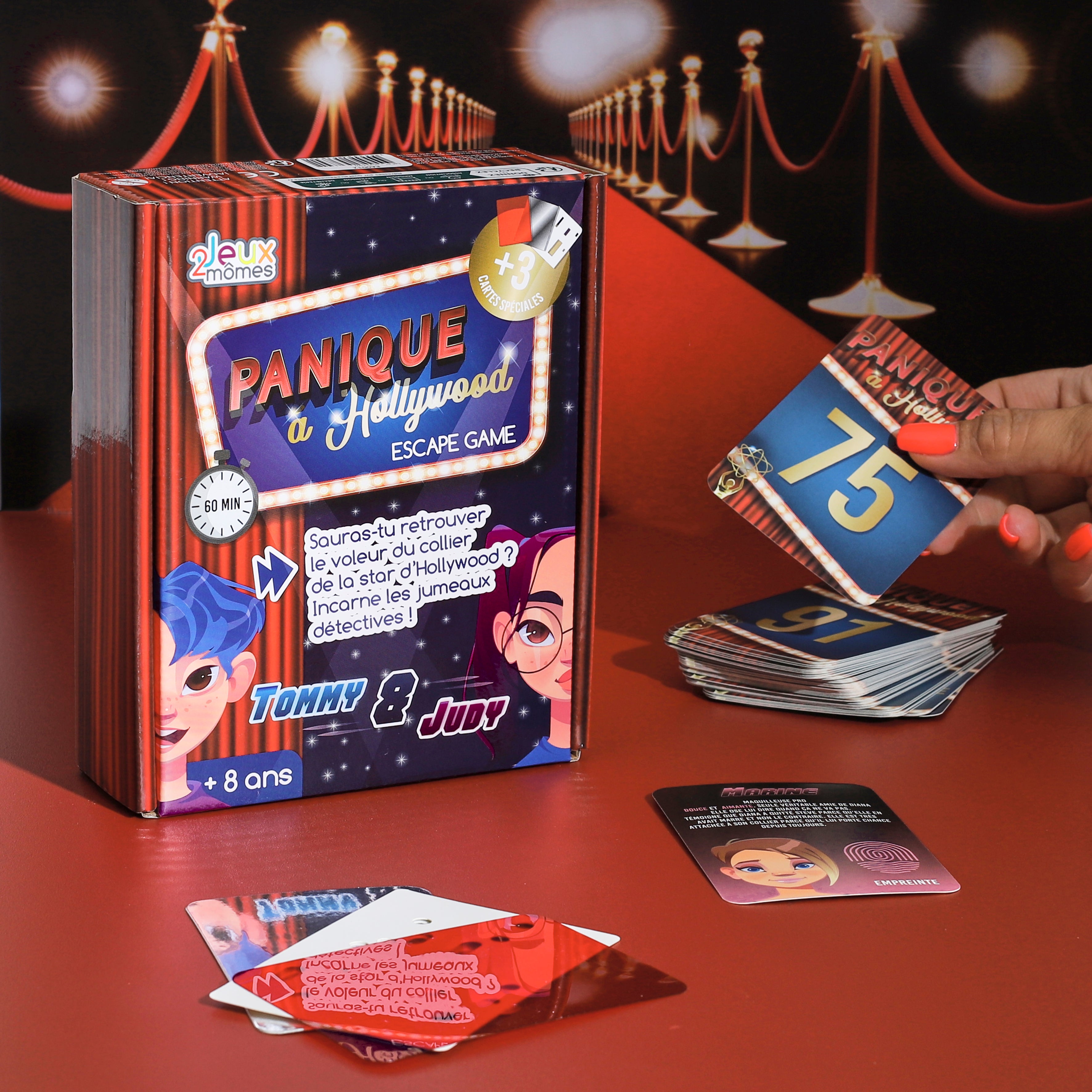 JEU ESCAPE GAME ENFANT PANIQUE A HOLLYWOOD