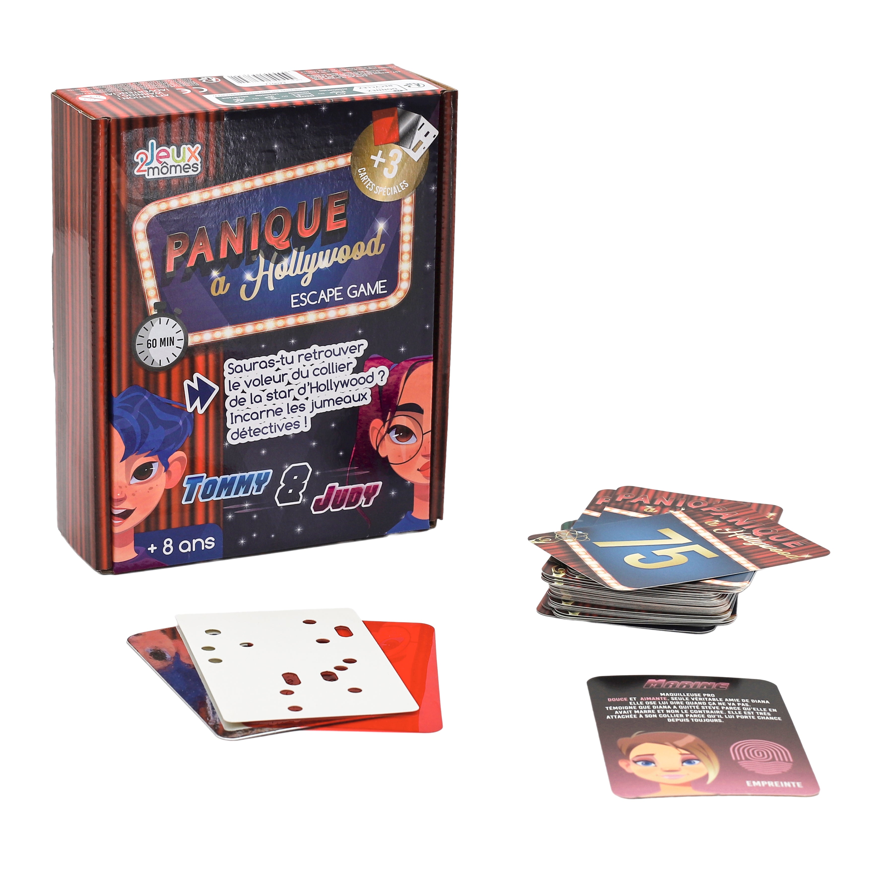 JEU ESCAPE GAME ENFANT PANIQUE A HOLLYWOOD