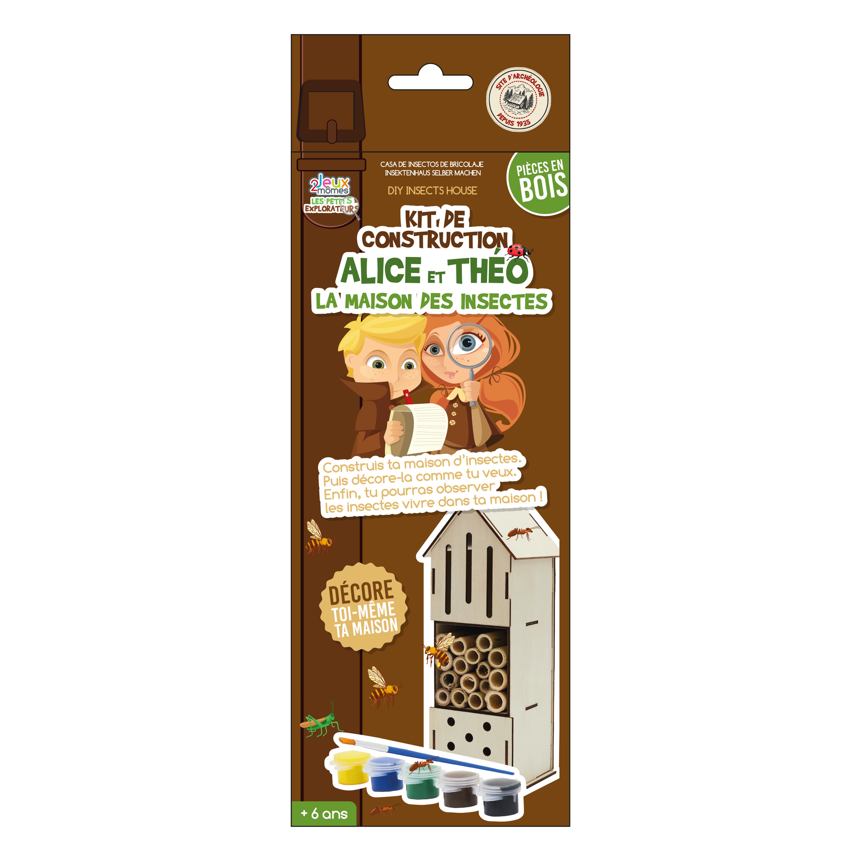 MAISON A INSECTES A MONTER SOI MEME H23.5CM
