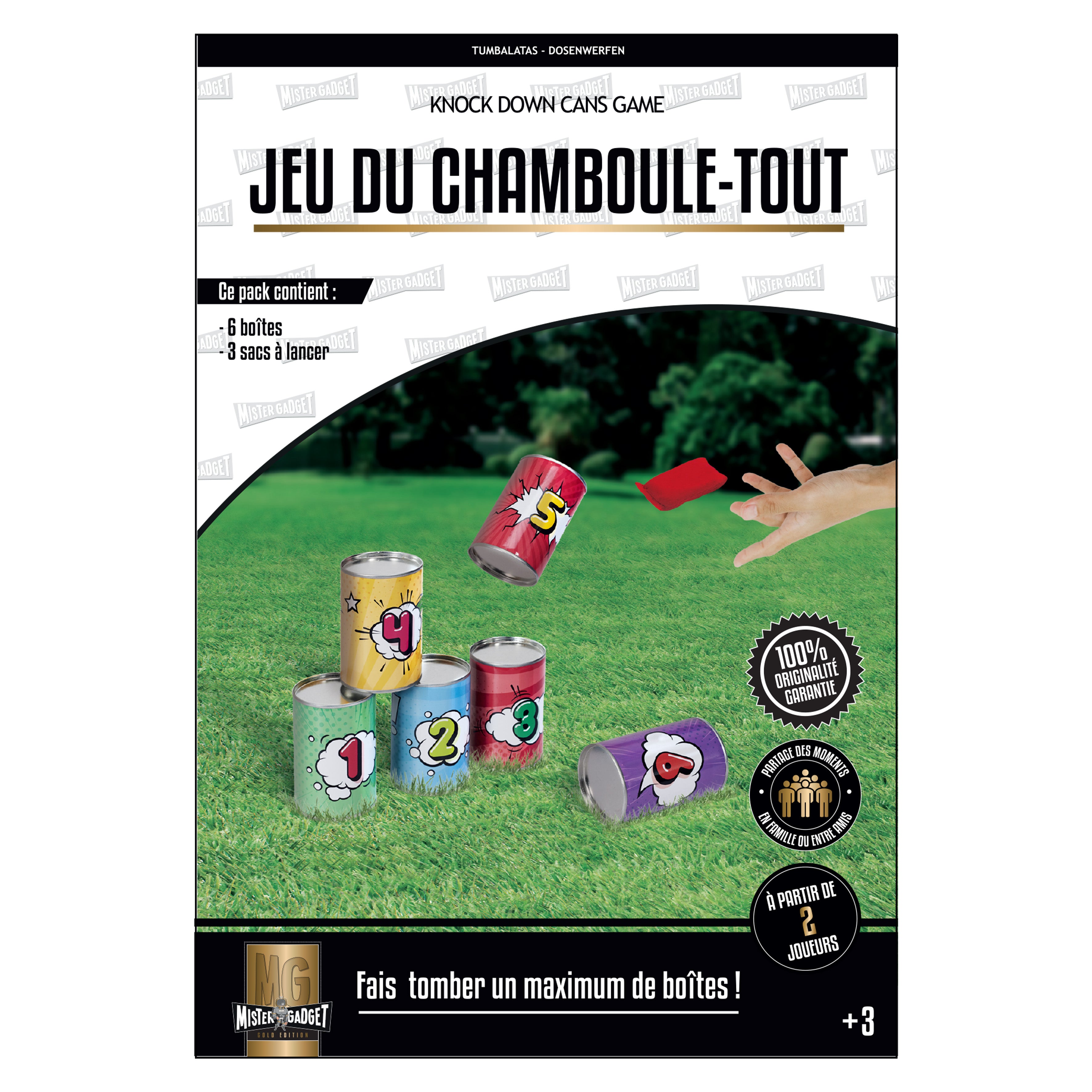 CHAMBOULE TOUT BALLE X3