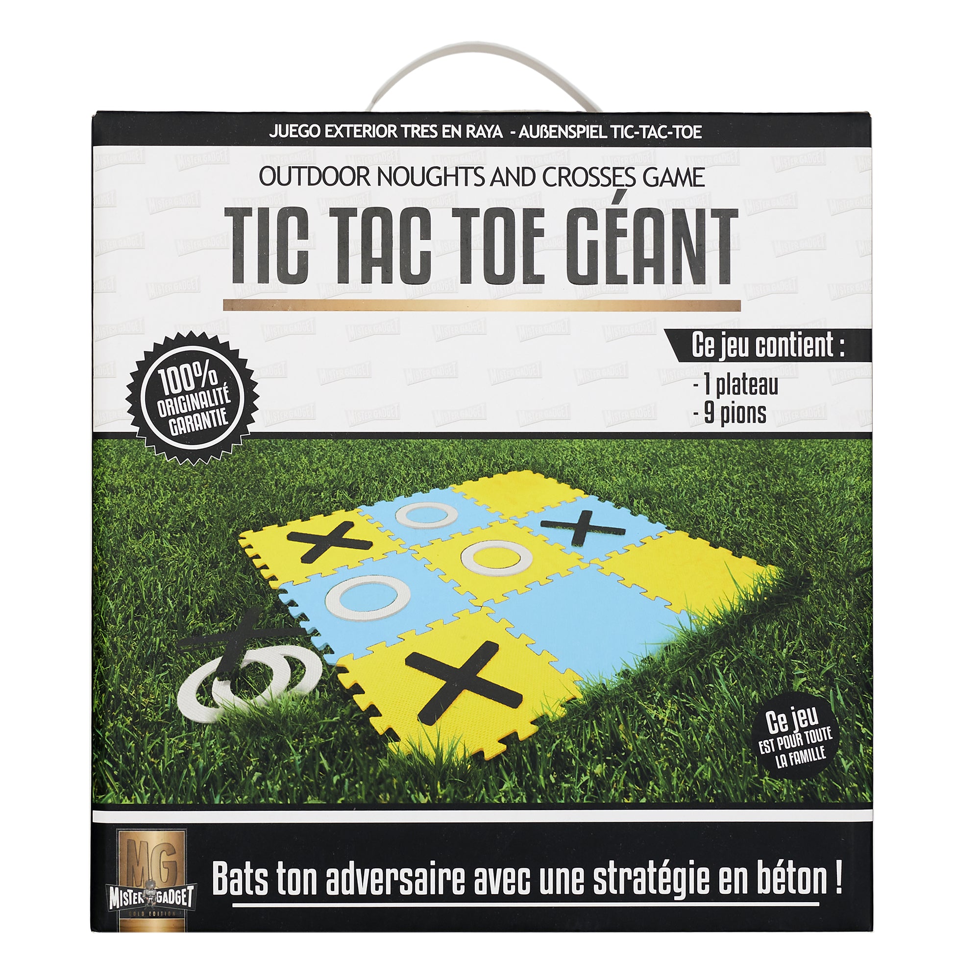 JEU EXTERIEUR TIC TAC TOE 32X32CM