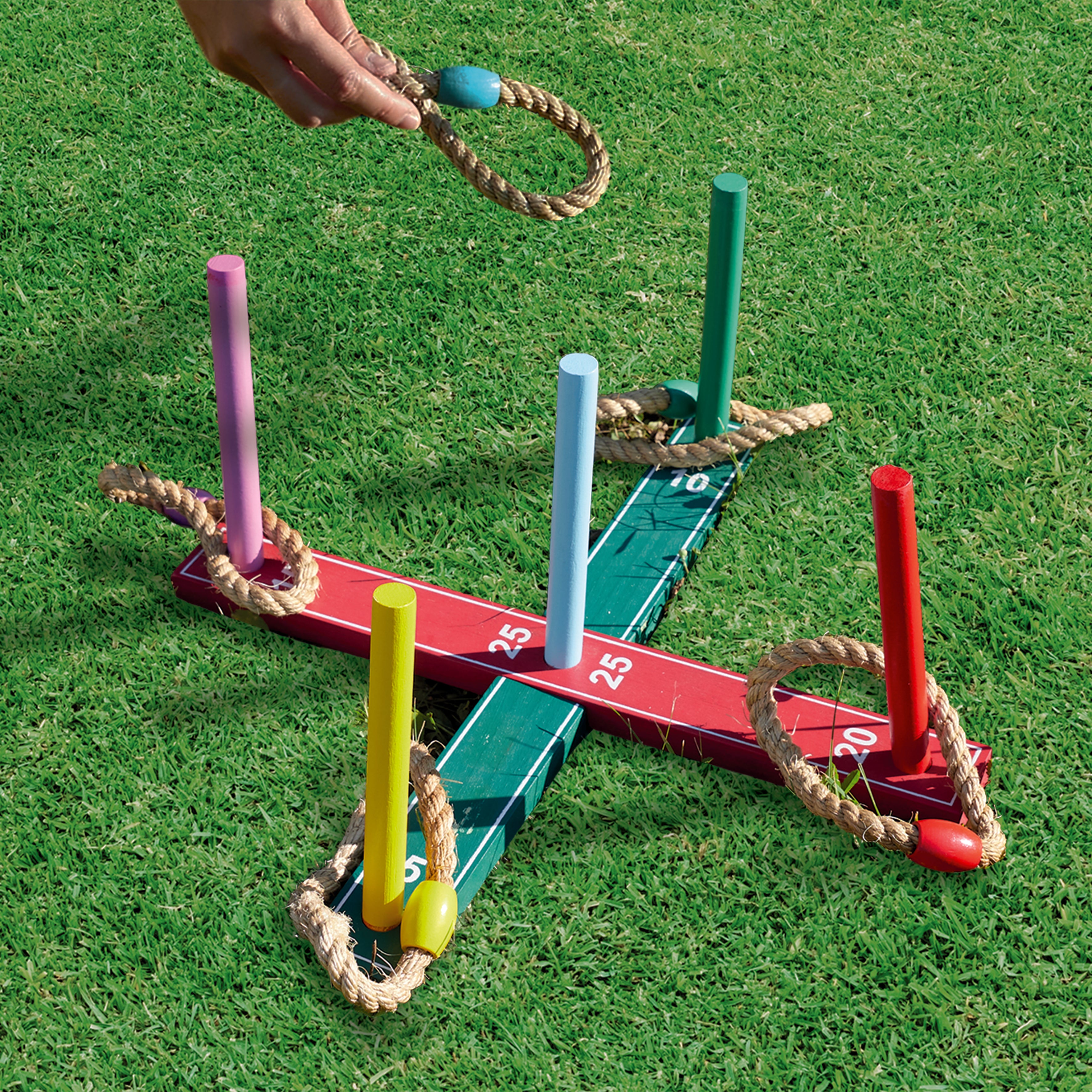 JEU EXTERIEUR LANCER ANNEAUX