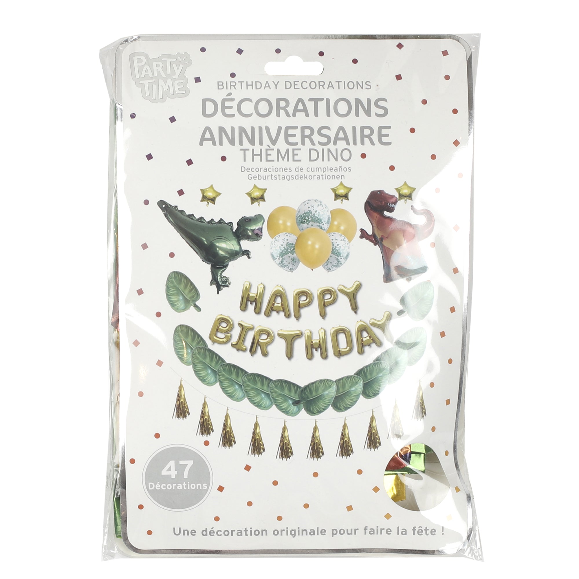 BALLON ALUMINIUM ET BAUDRUCHE DINOSAURE X33