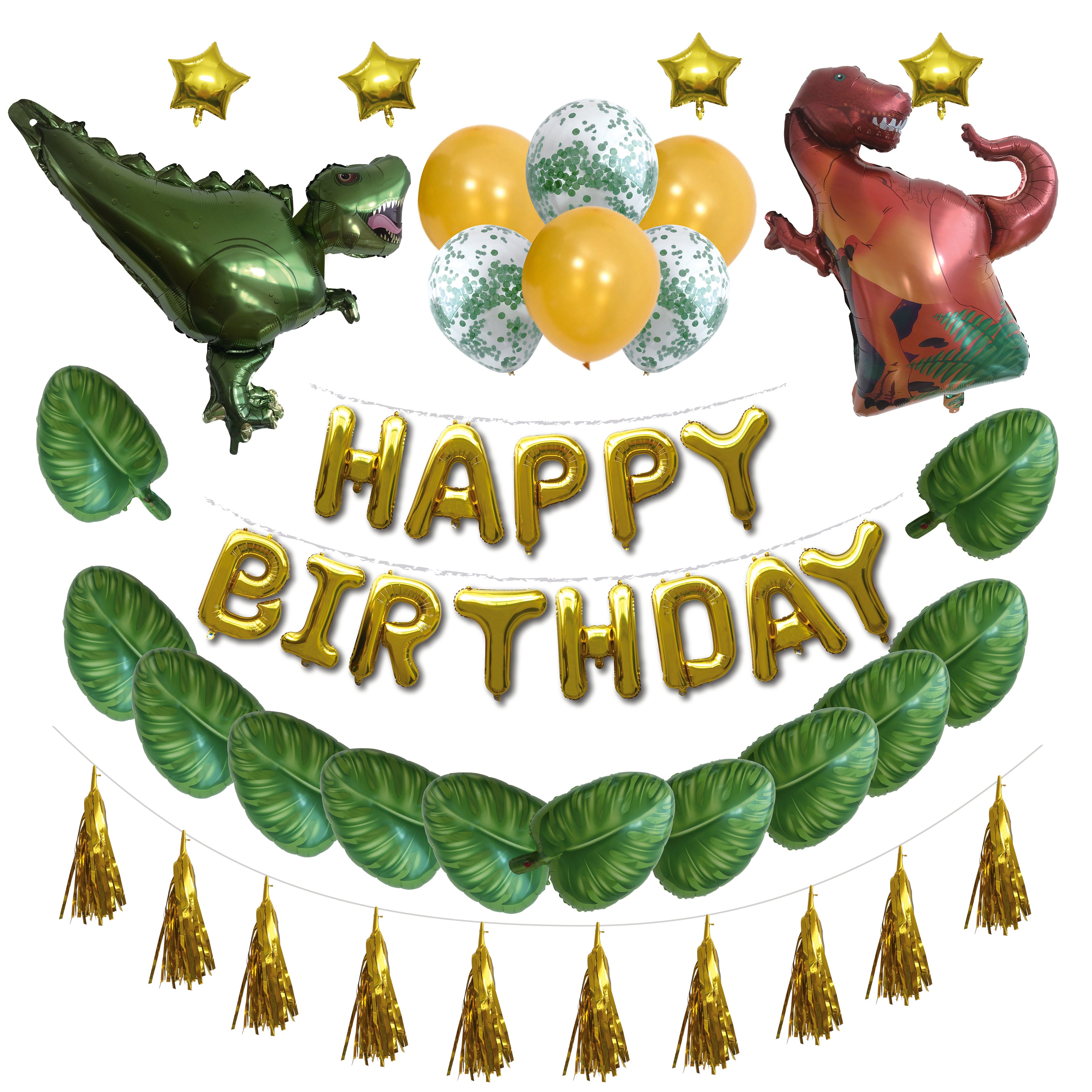 BALLON ALUMINIUM ET BAUDRUCHE DINOSAURE X33