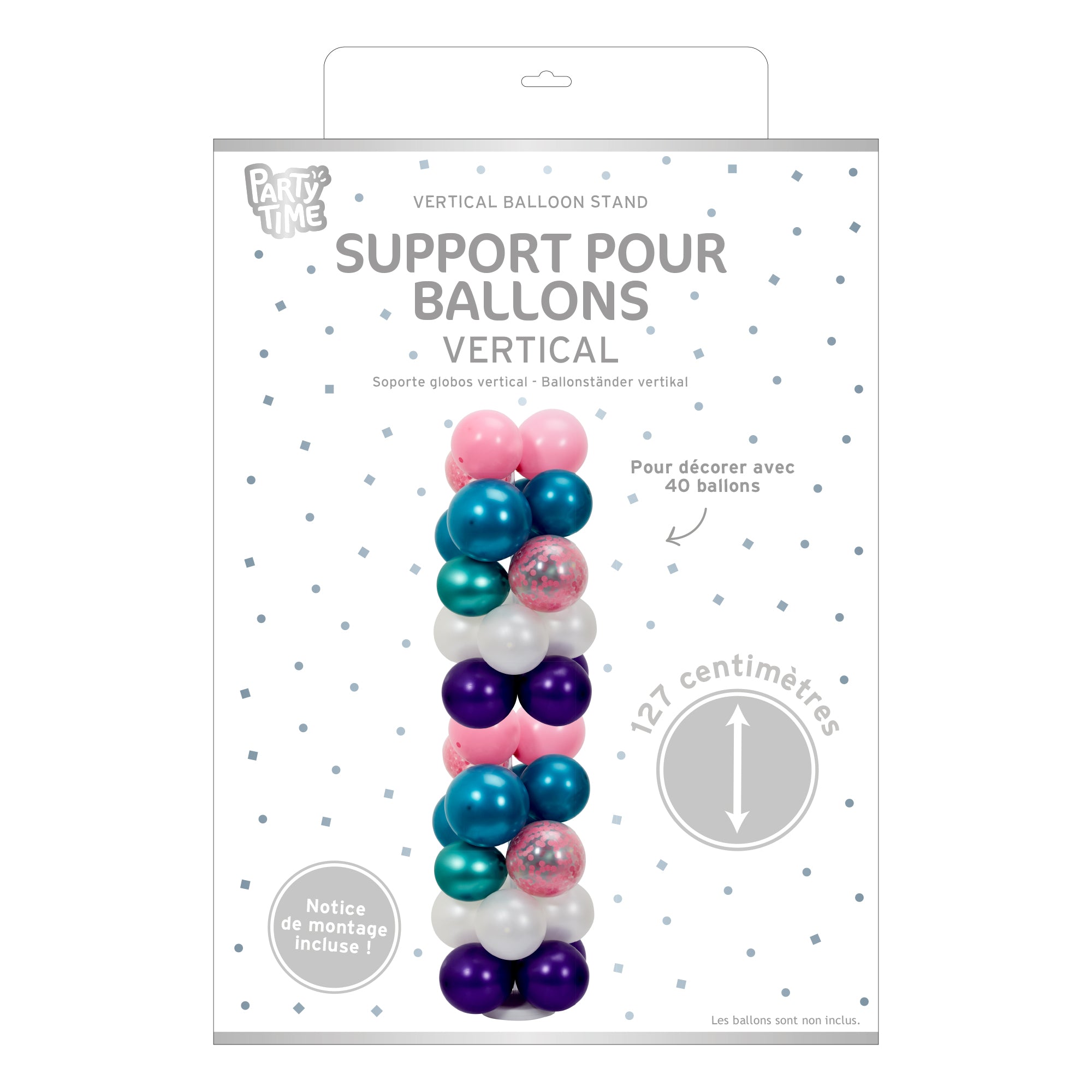 SUPPORT BALLON VERTICAL 127CM