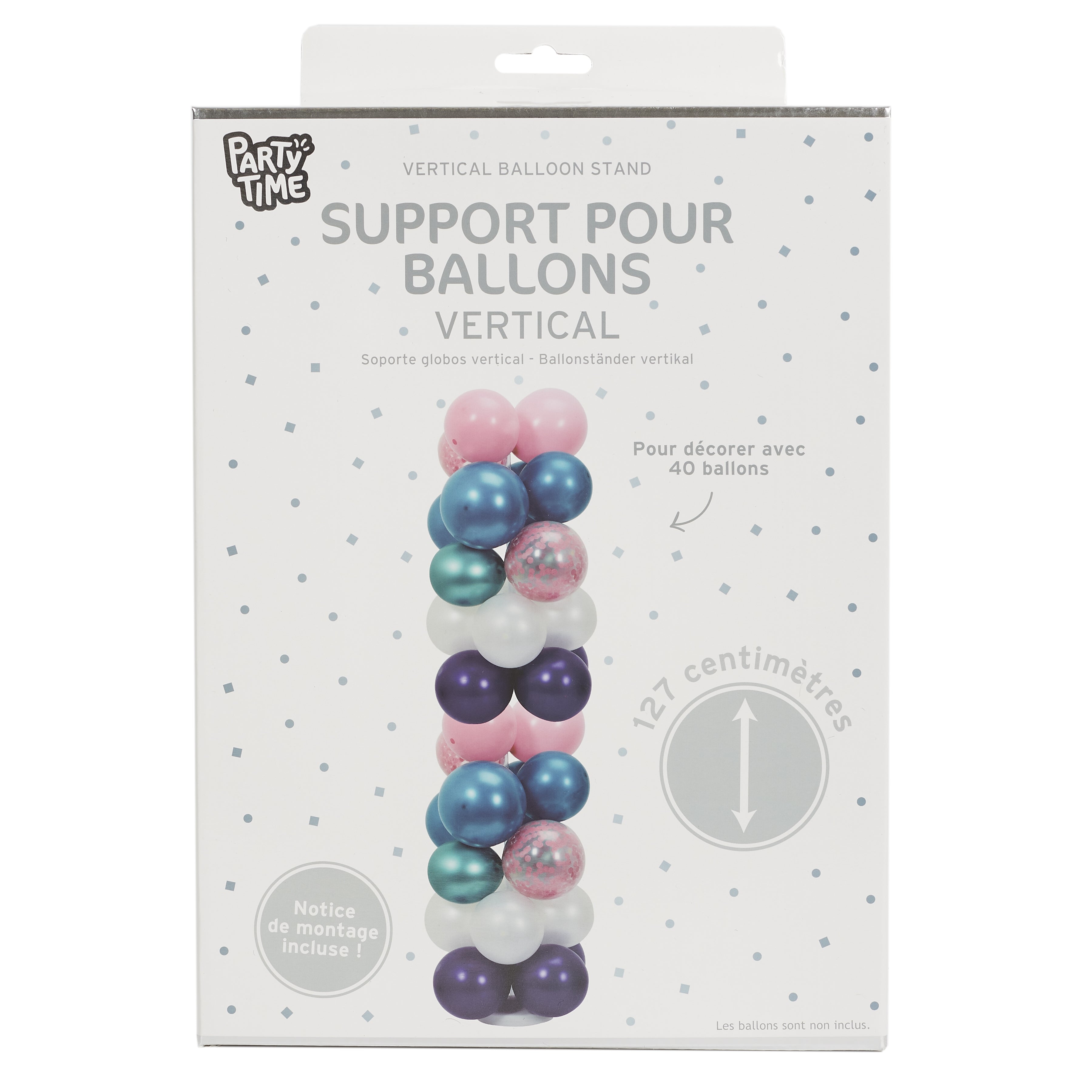 SUPPORT BALLON VERTICAL 127CM