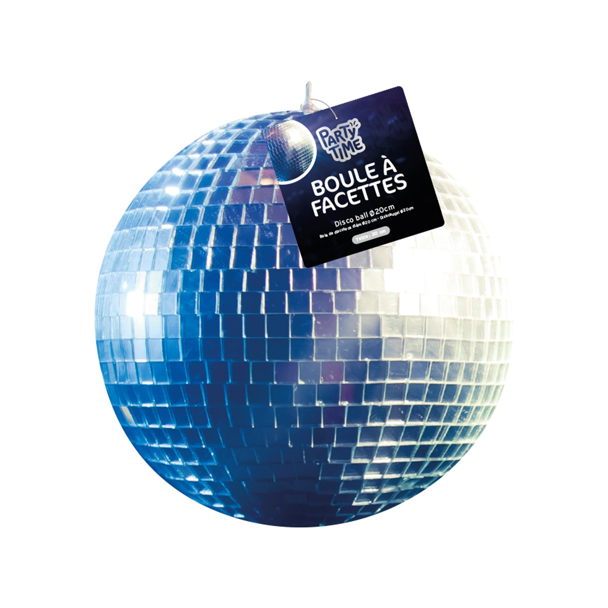 BOULE A FACETTES D20CM