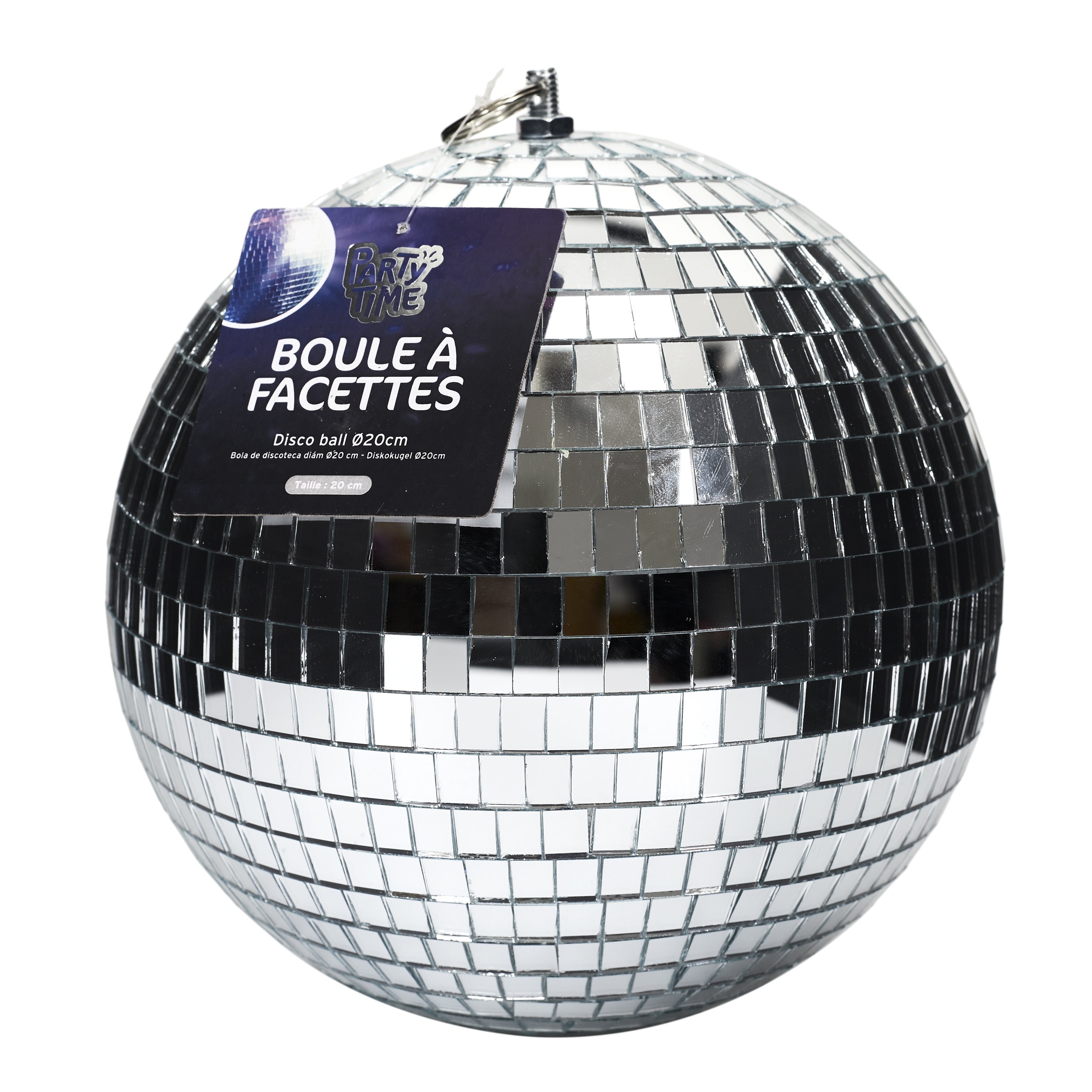 BOULE A FACETTES D20CM