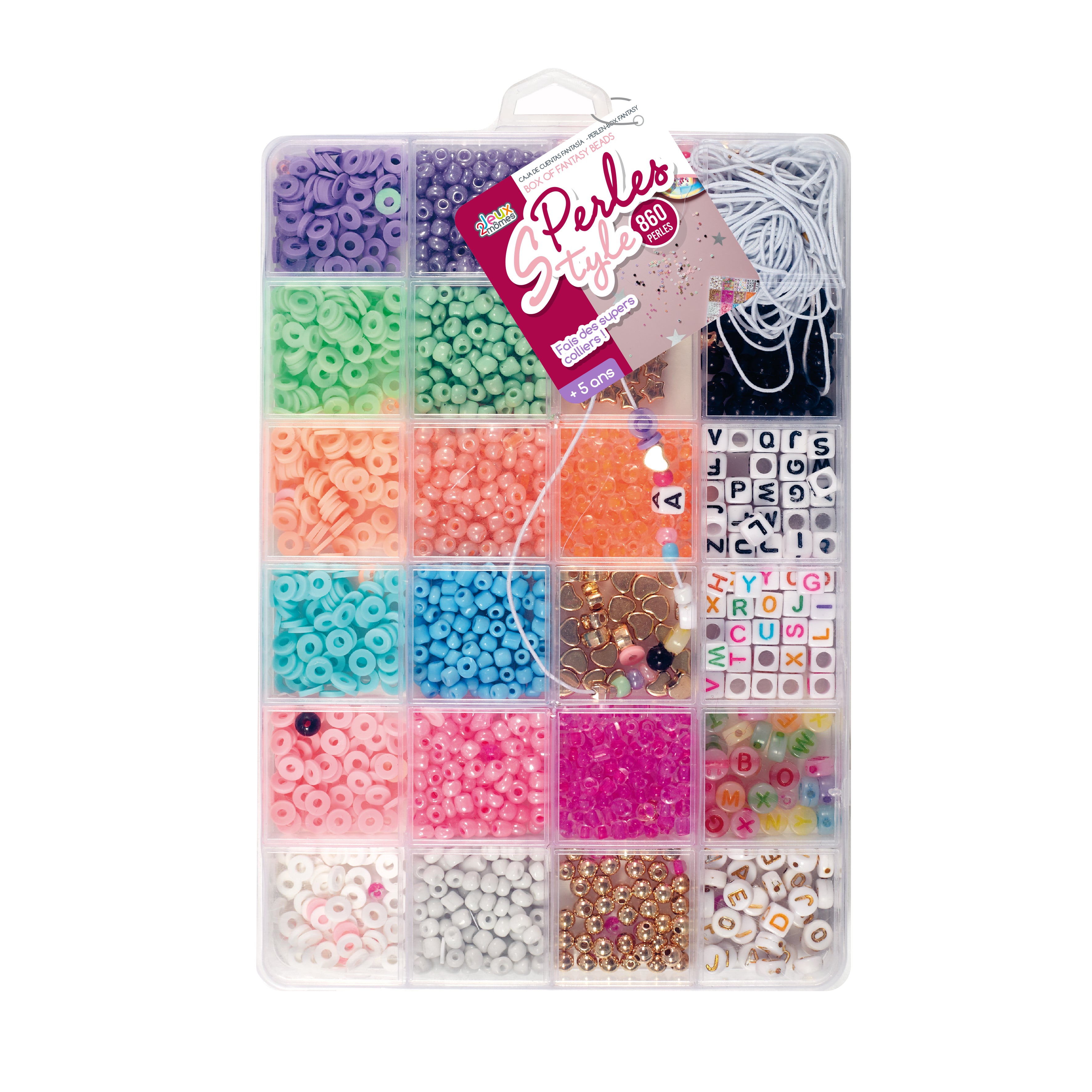 BOITE 1500 PERLES ET FIL 9M