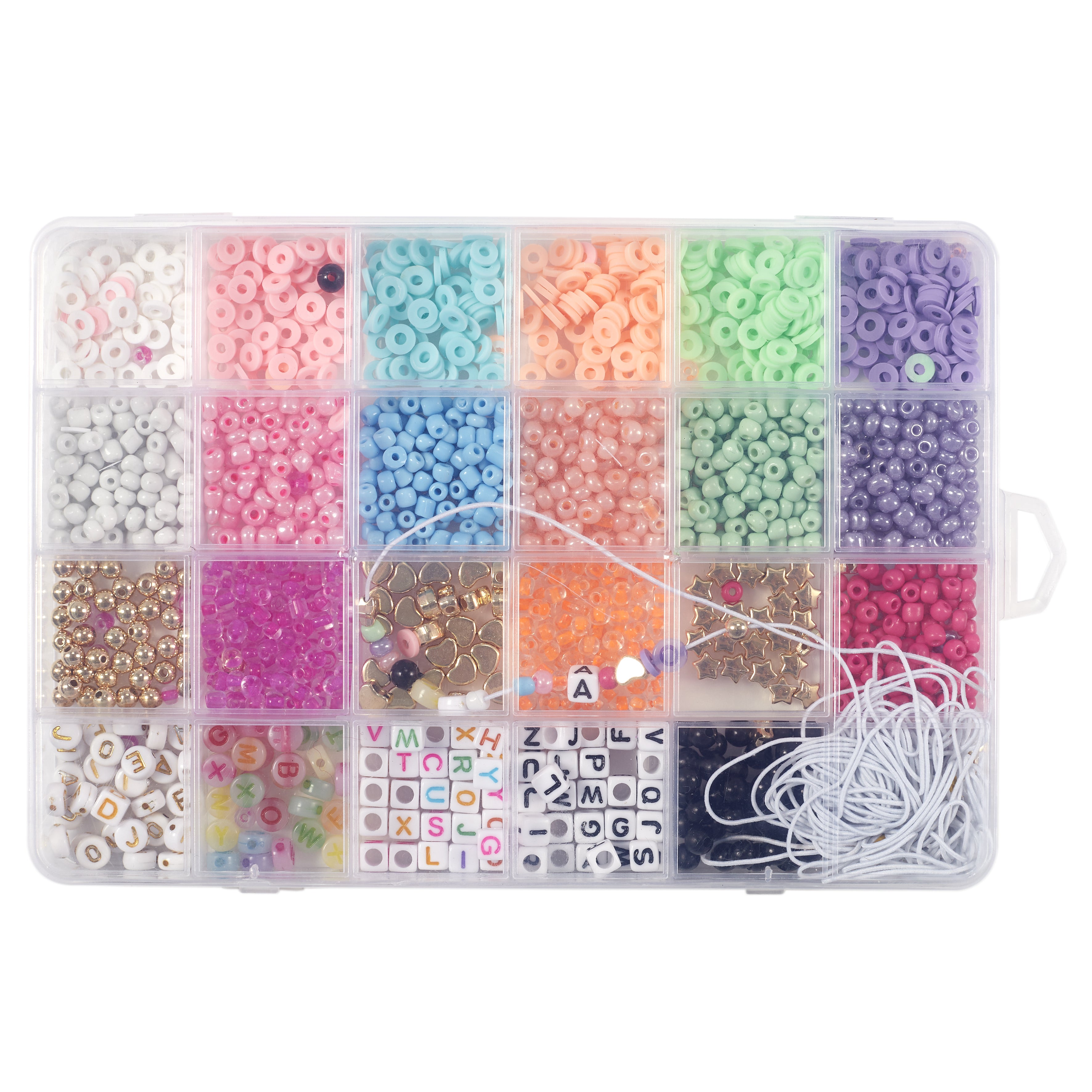 BOITE 1500 PERLES ET FIL 9M