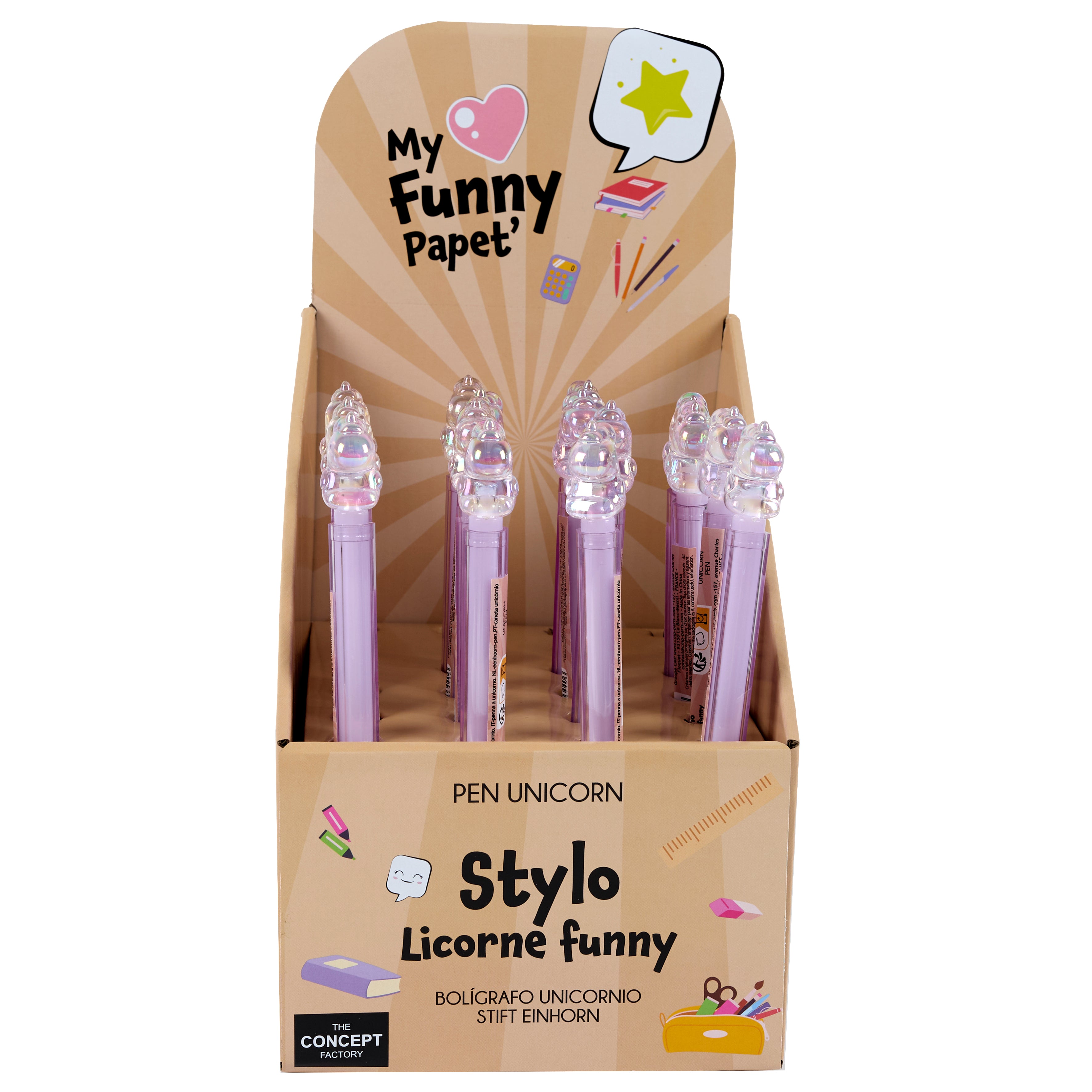 STYLO FUNNY KAWAII LICORNE