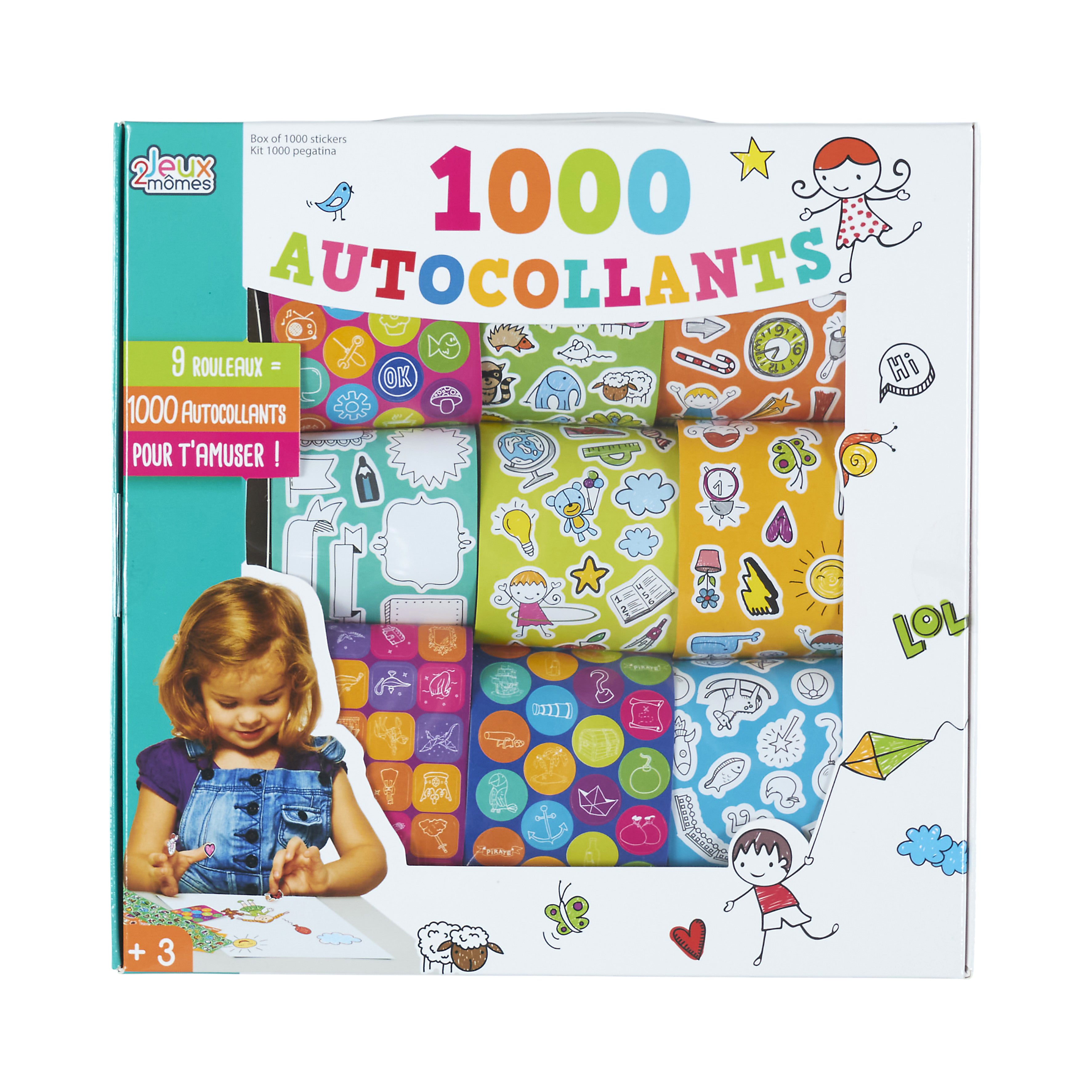 COFFRET AUTOCOLLANT X1000