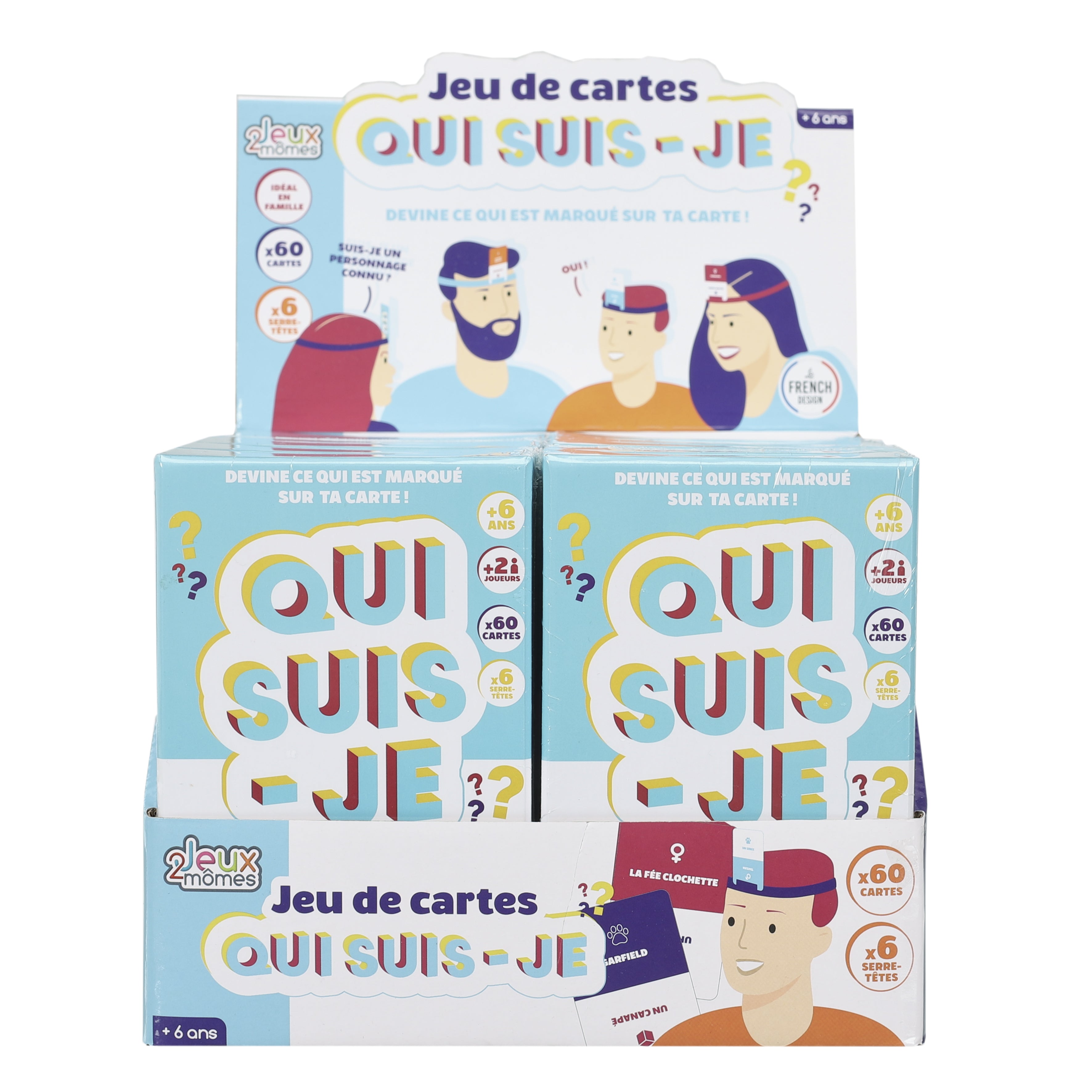 JEU DE CARTES DEVINES QUI JE SUIS X60 CARTES