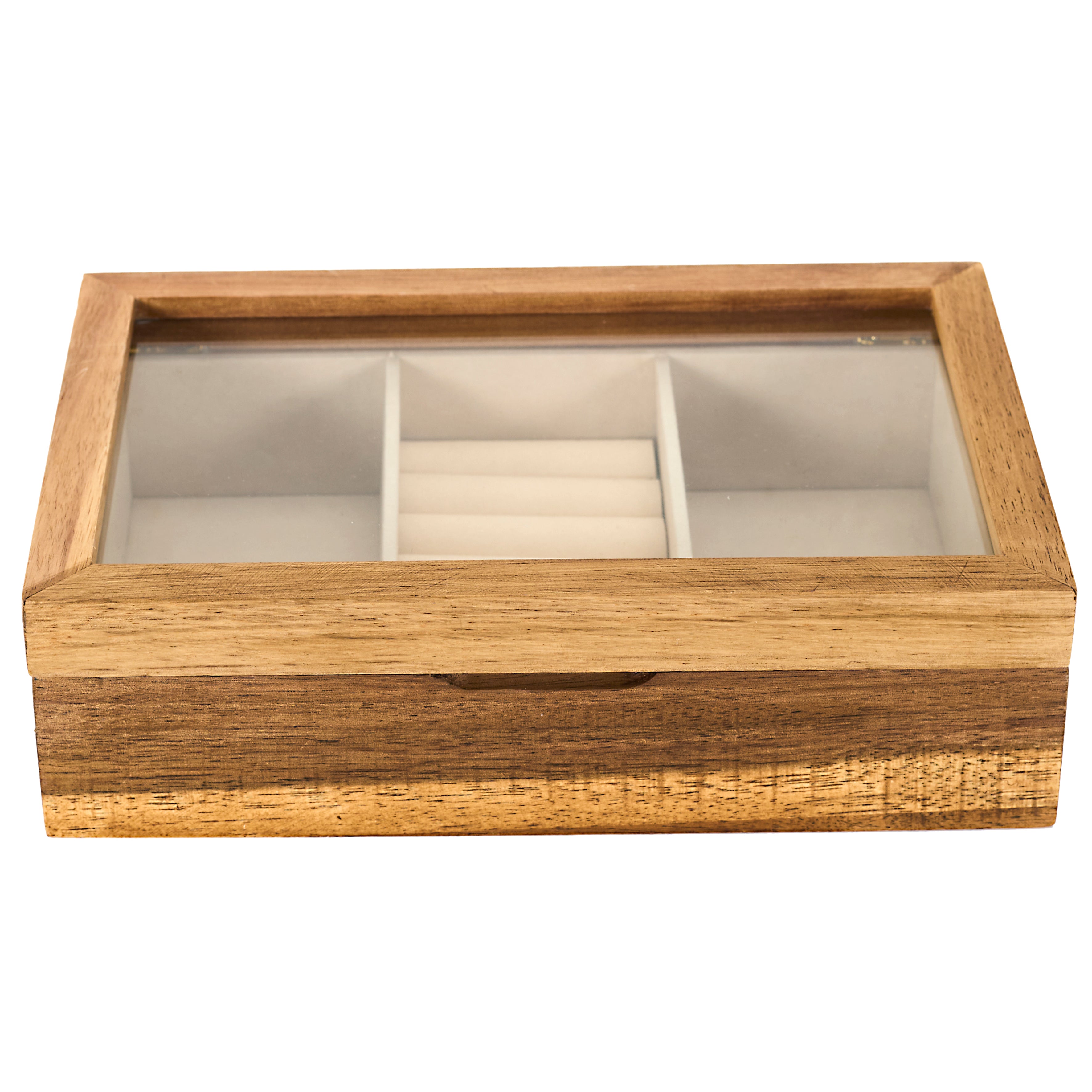 BOITE A BIJOUX VERRE ET BOIS