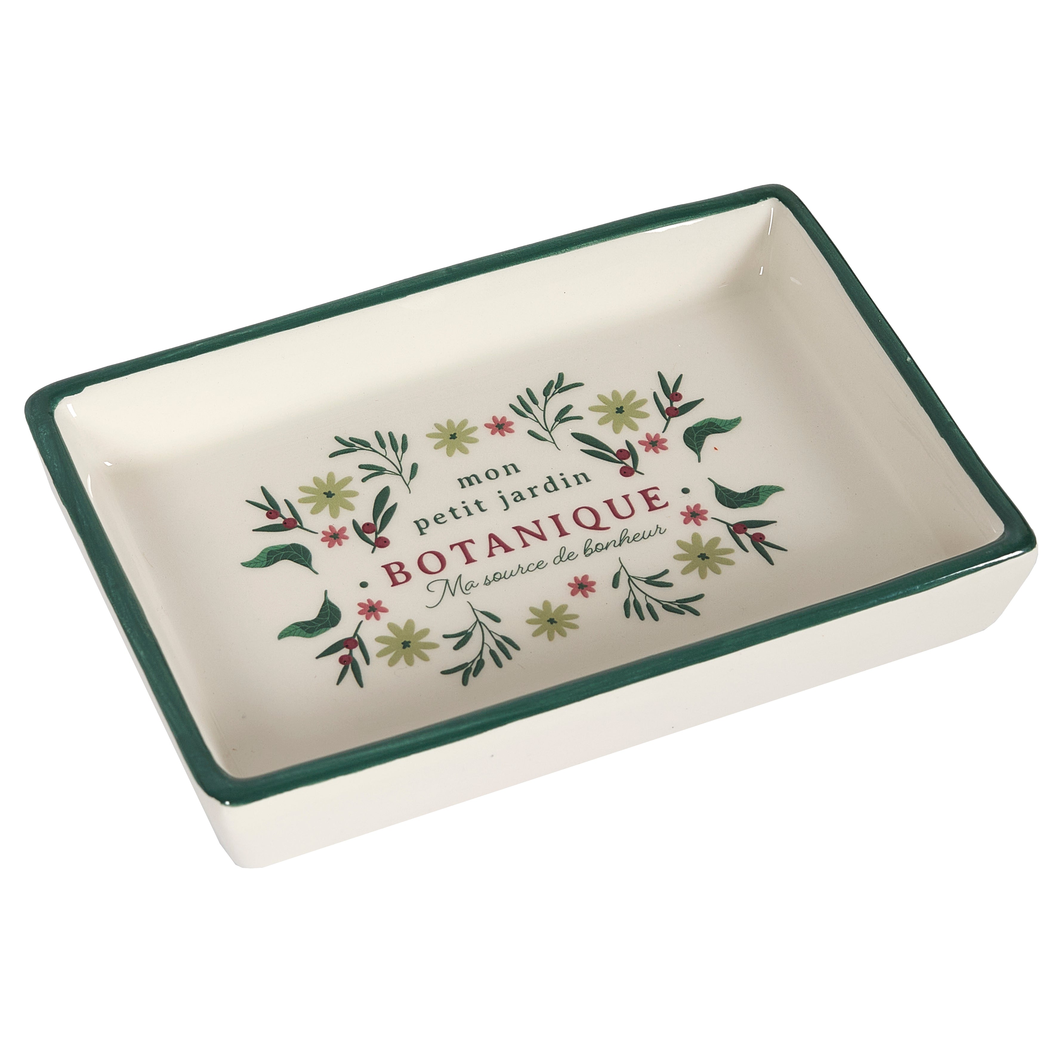 VIDE POCHE CERAMIQUE JARDIN PRINTANIER