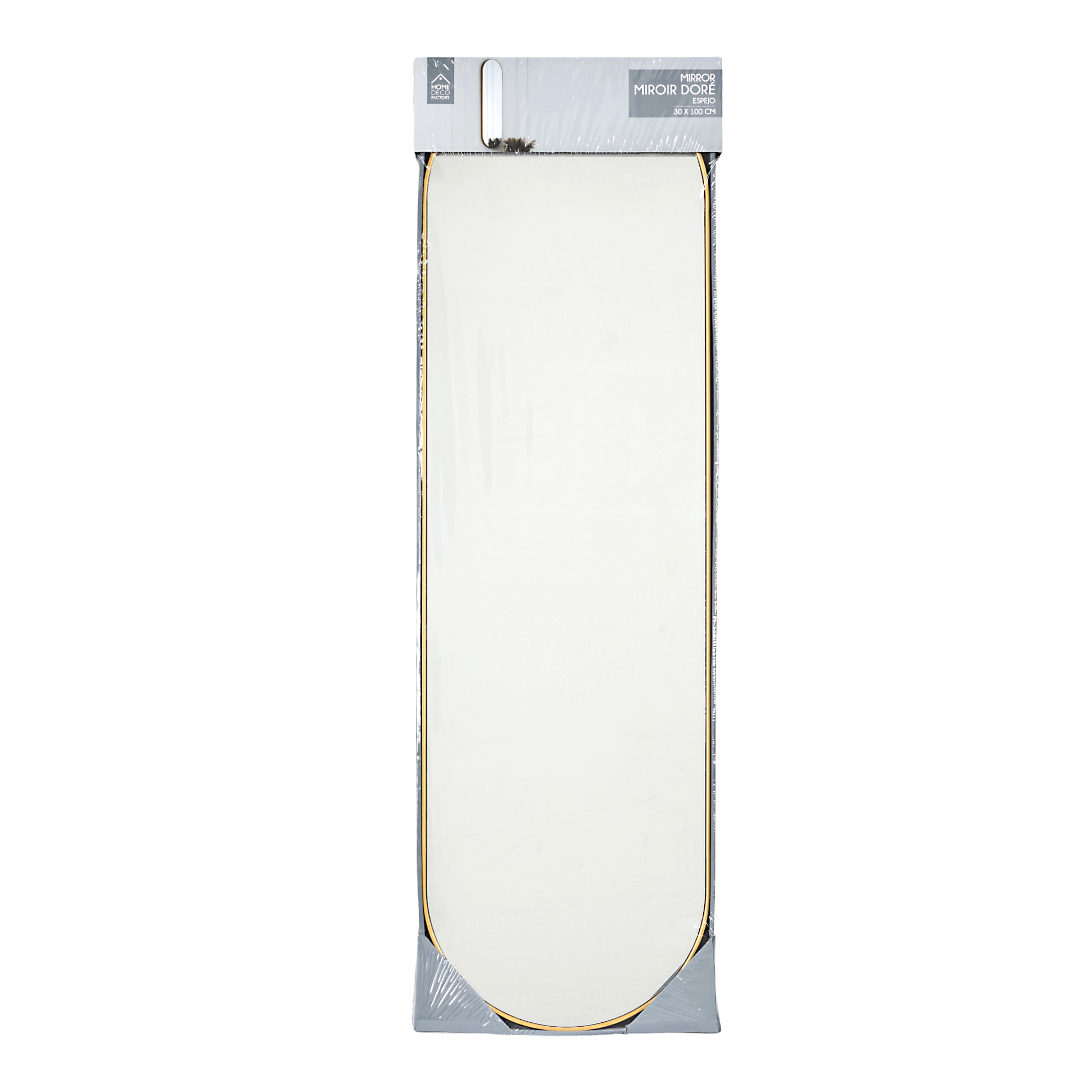 MIROIR DORE 30X100CM
