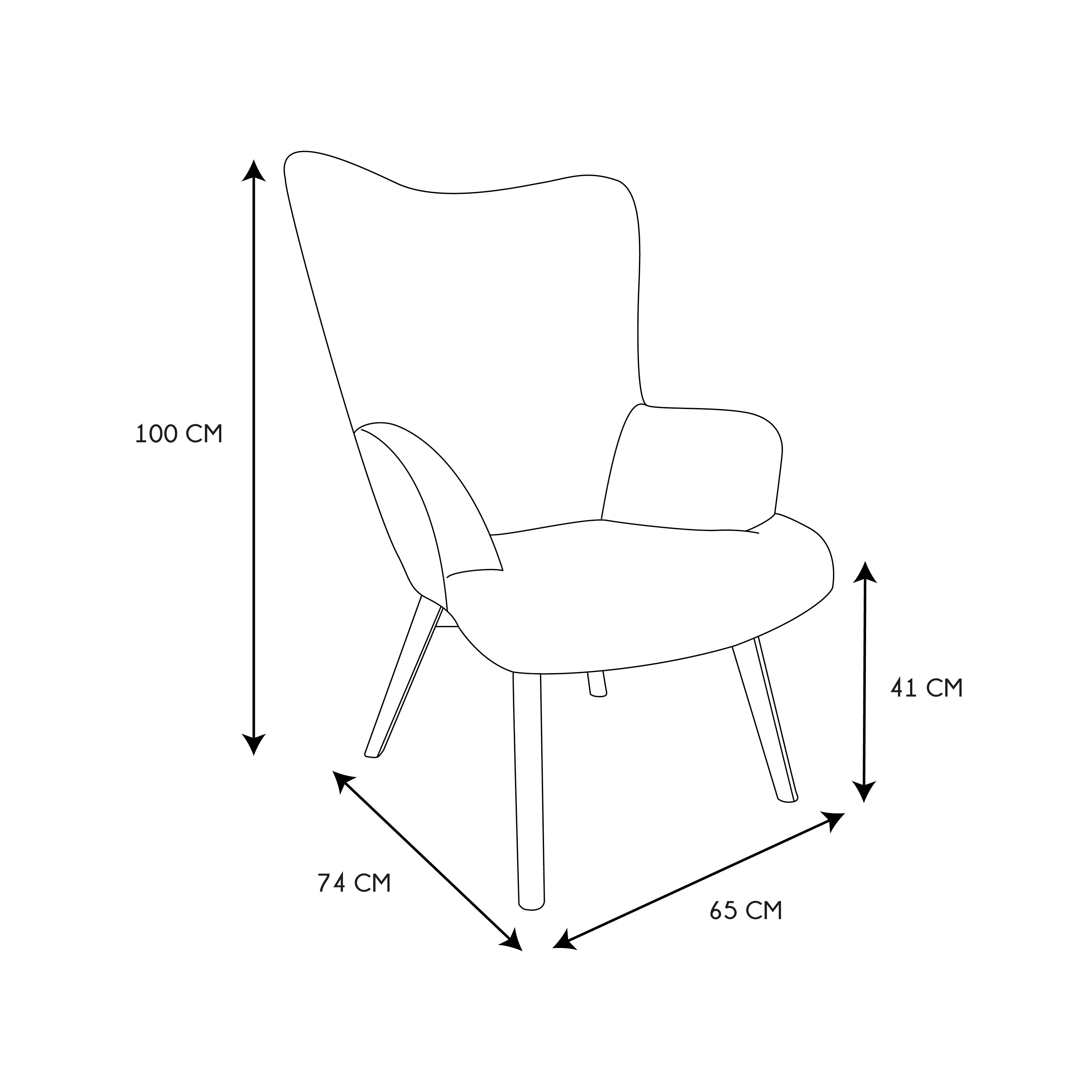 FAUTEUIL HELSINKI PATCHWORK BLANC