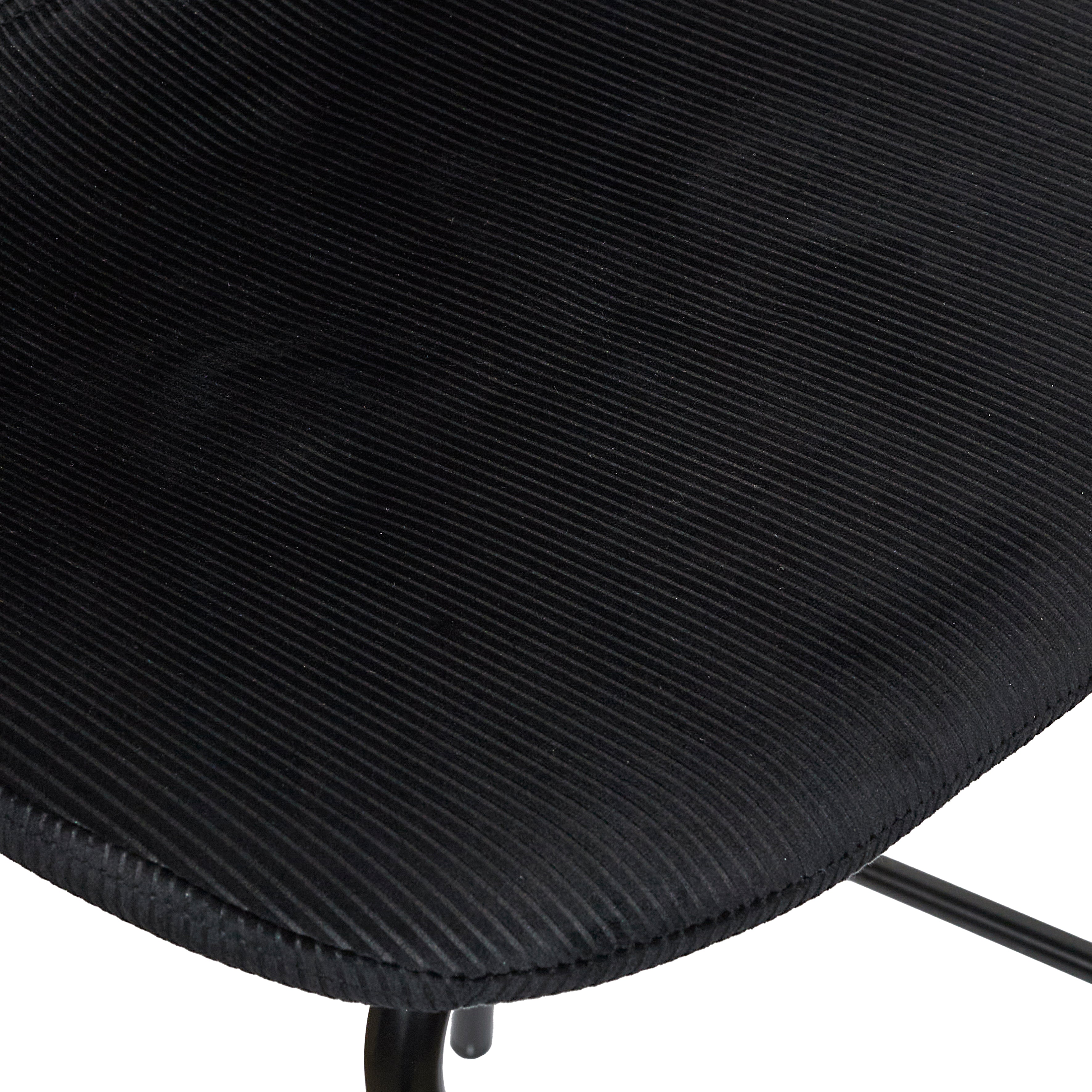 CHAISE DE BAR GIULIA NOIR - LOT DE 2