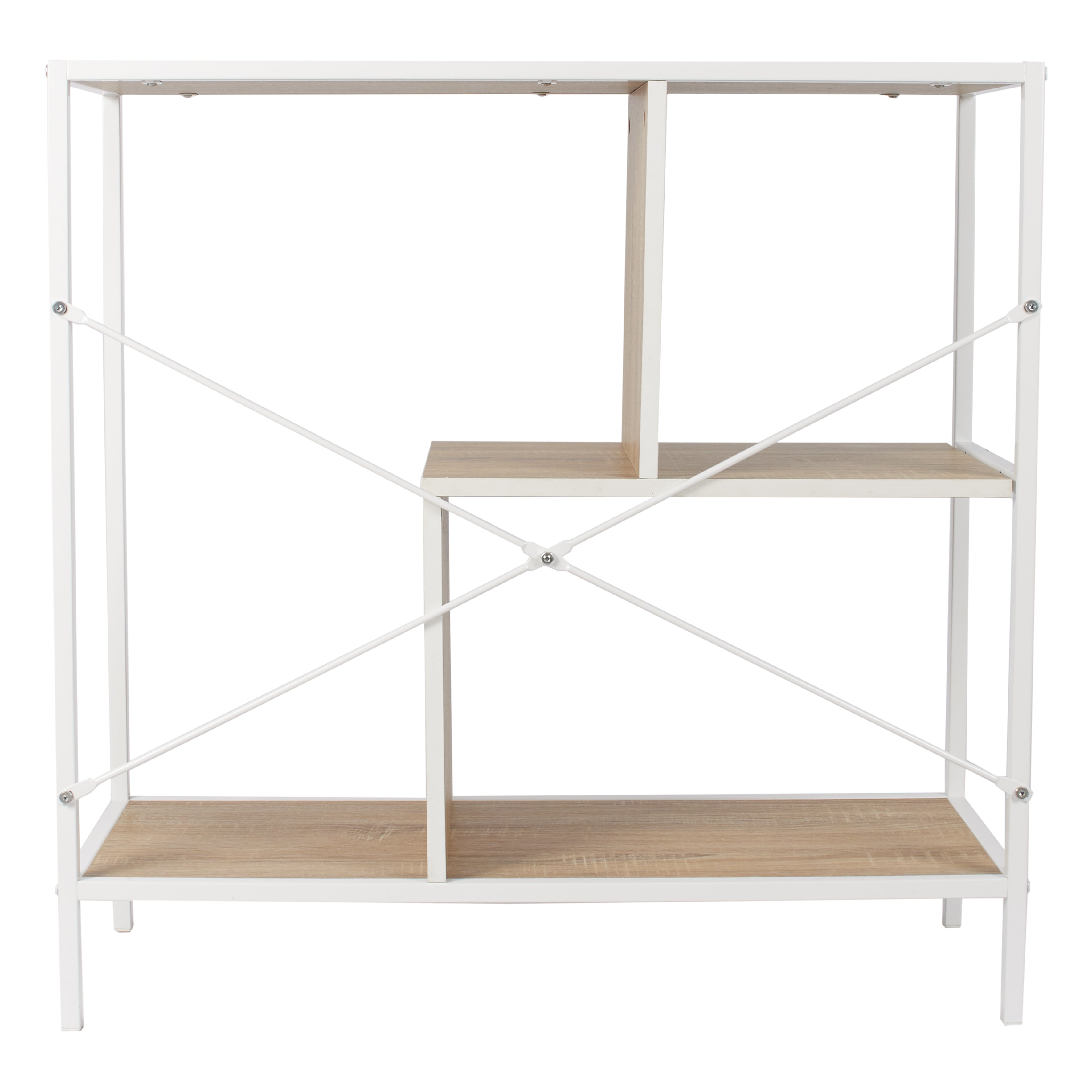 ETAGERE EDISON BLANC 80X30X79.5CM