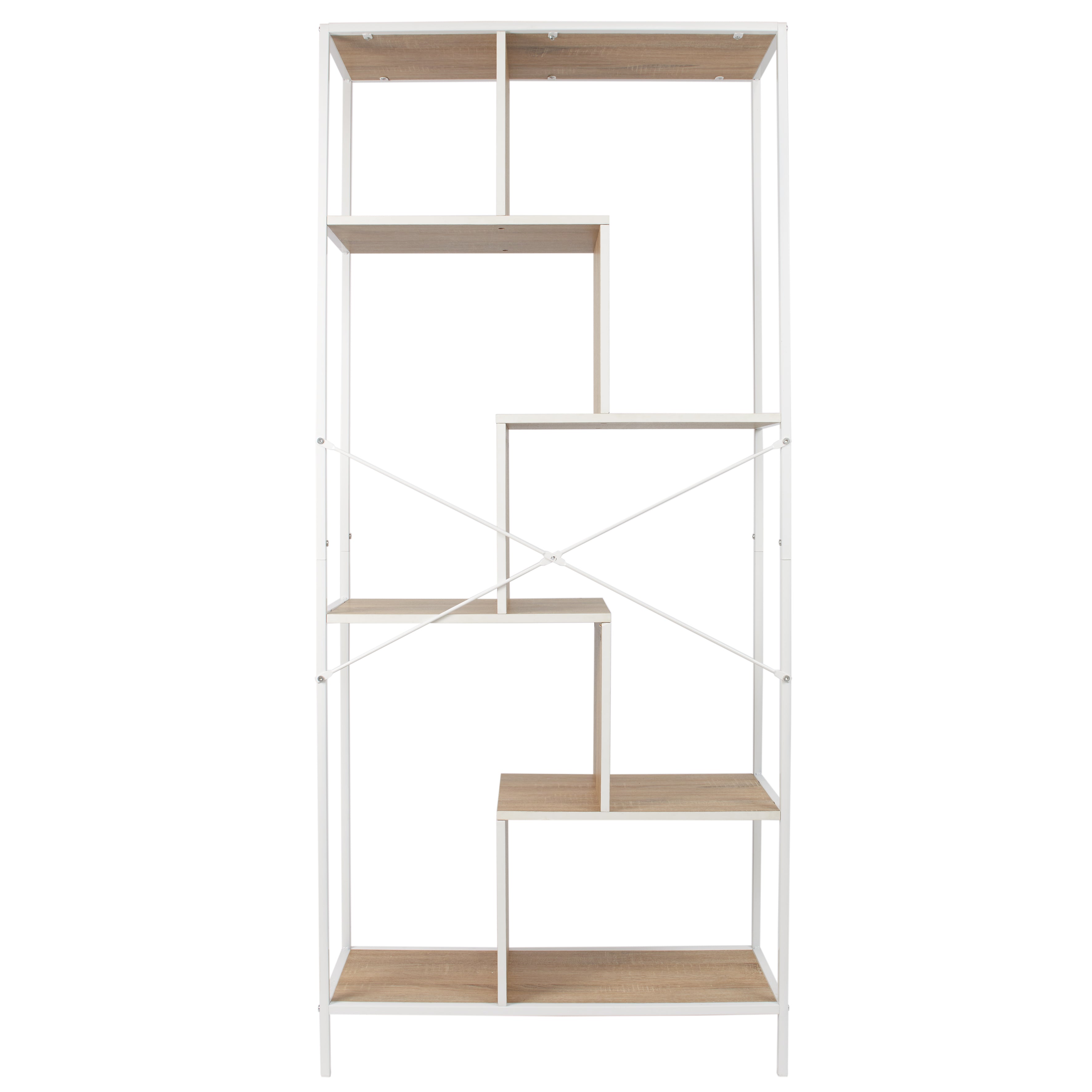 ETAGERE EDISON BLANC 80X30X180CM