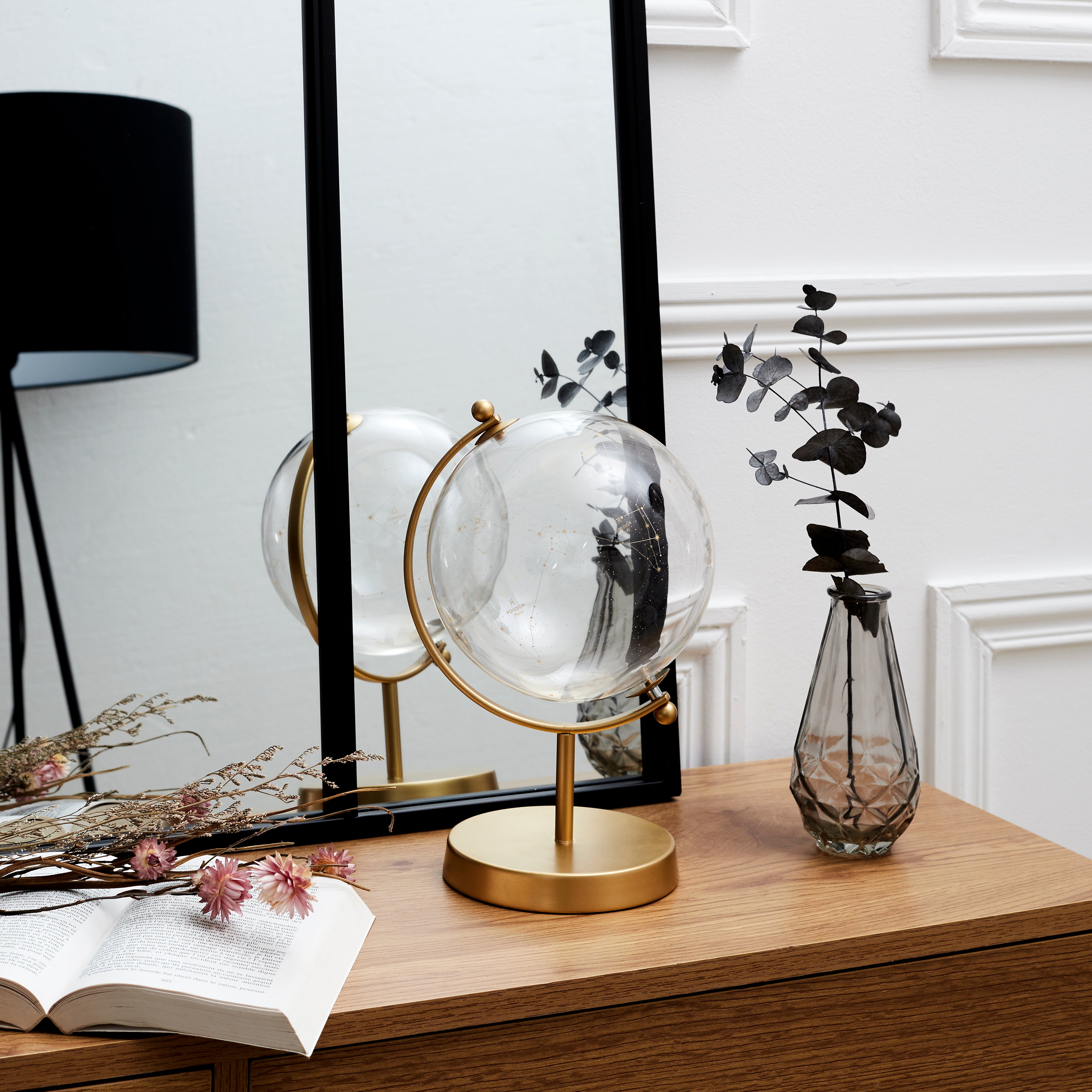 GLOBE DECO VERRE CONSTELLATIONS