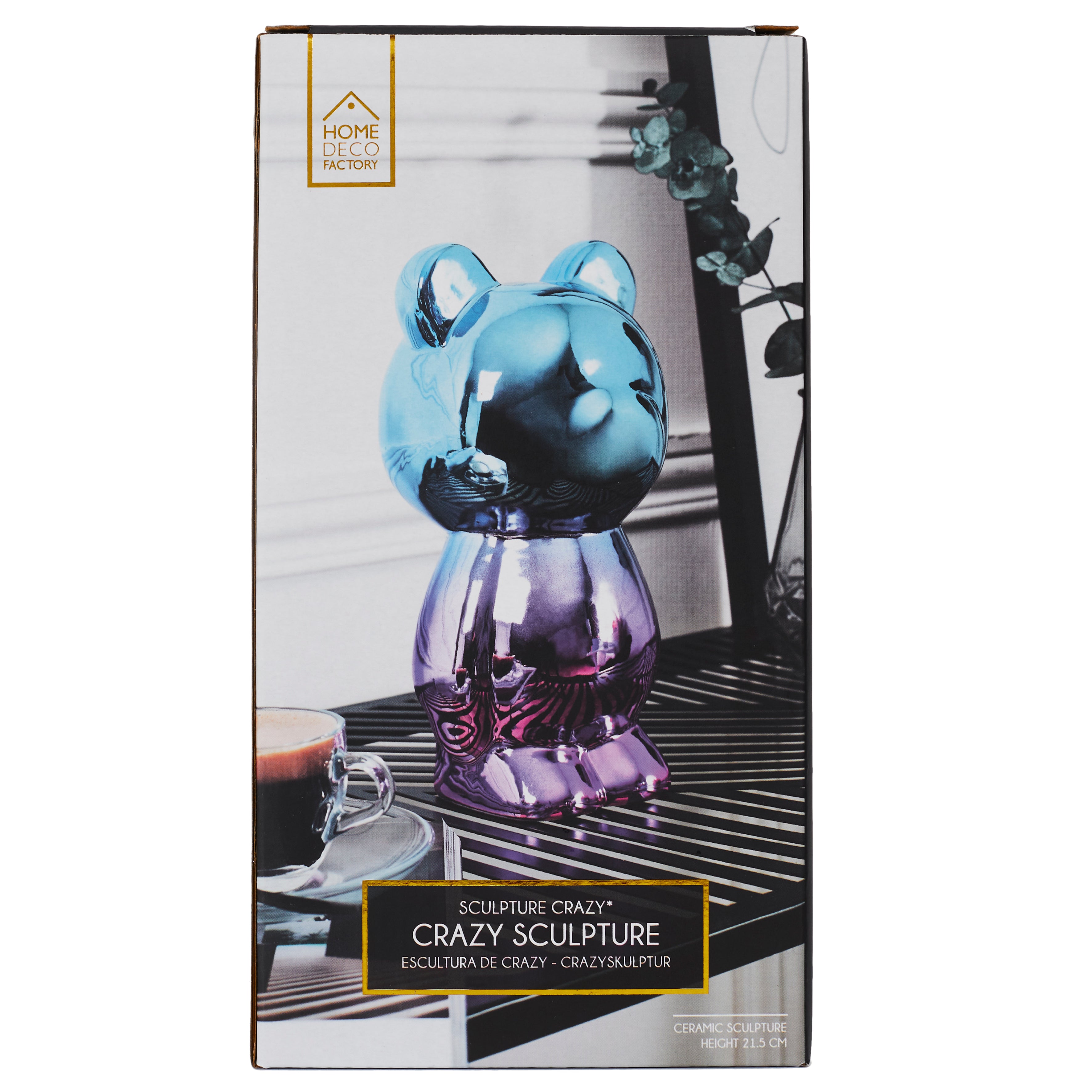 CRAZY ELECTROPLATE H21.5CM