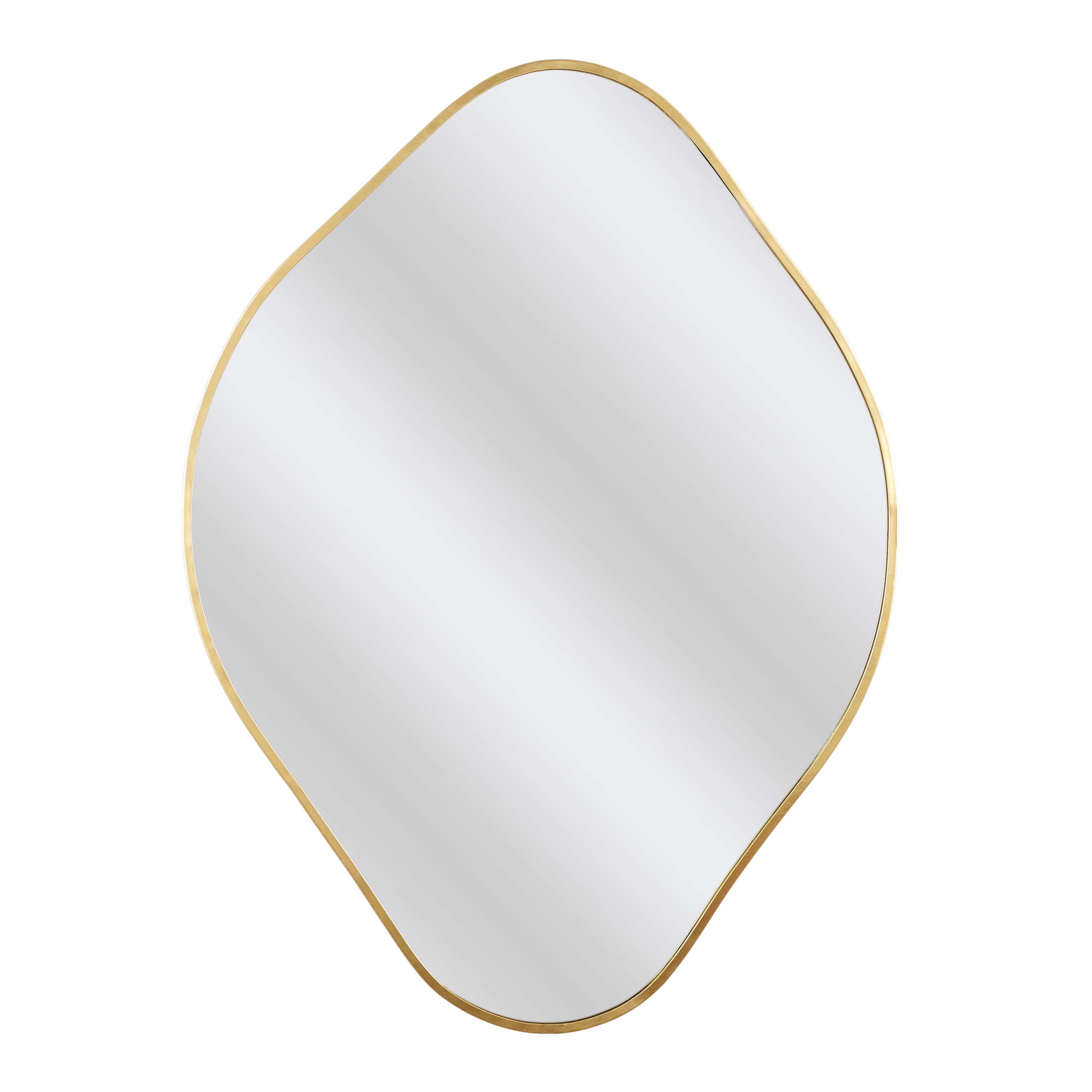 MIROIR DECO CONTOUR DORE LOSANGE H60CM COME